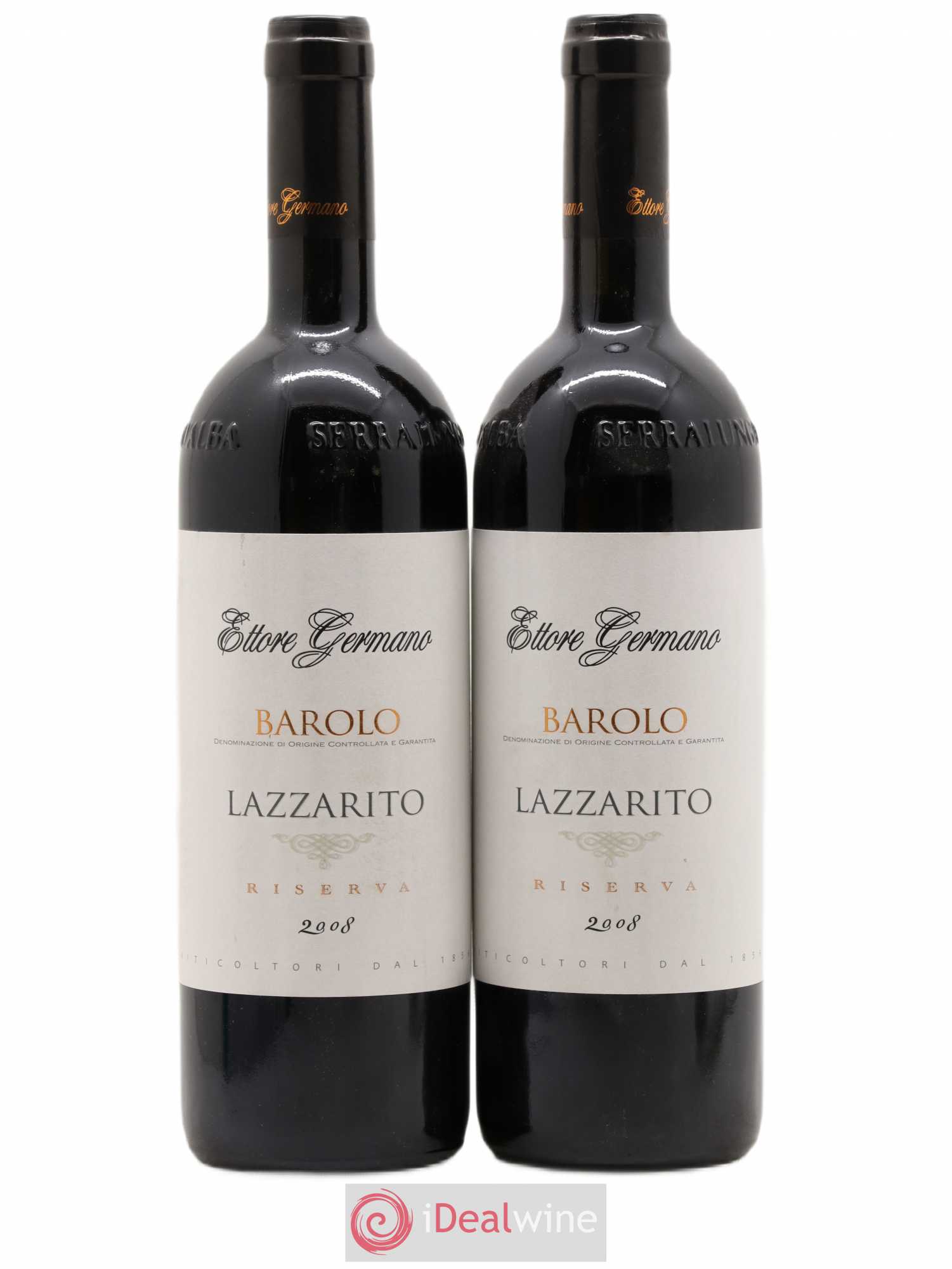 Barolo Riserva Lazzarito Ettore Germano 2008 - Lot de 2 bouteilles - 0