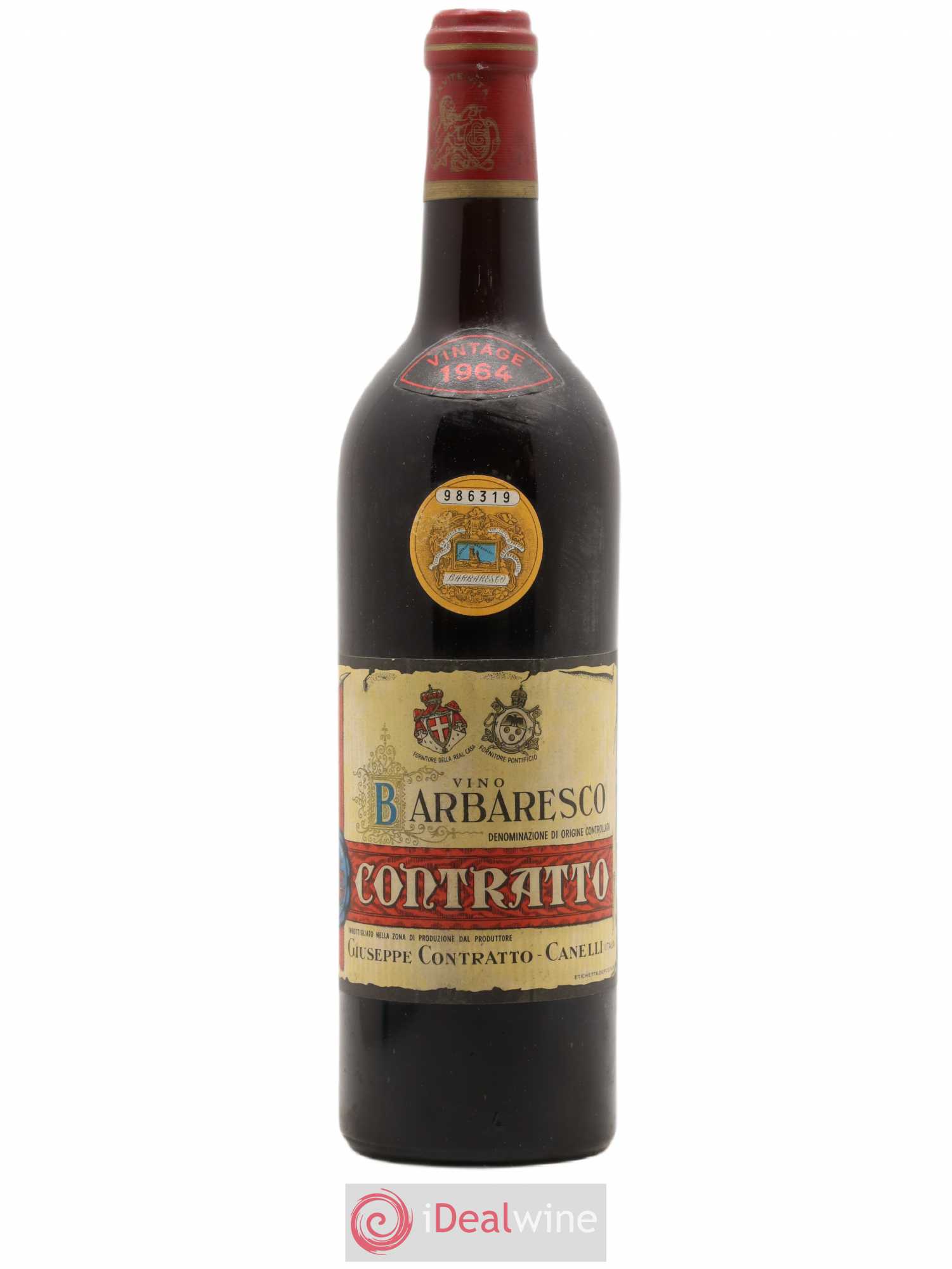 Barbaresco DOCG Giuseppe Contratto 1964 - Lot de 1 bouteille - 0