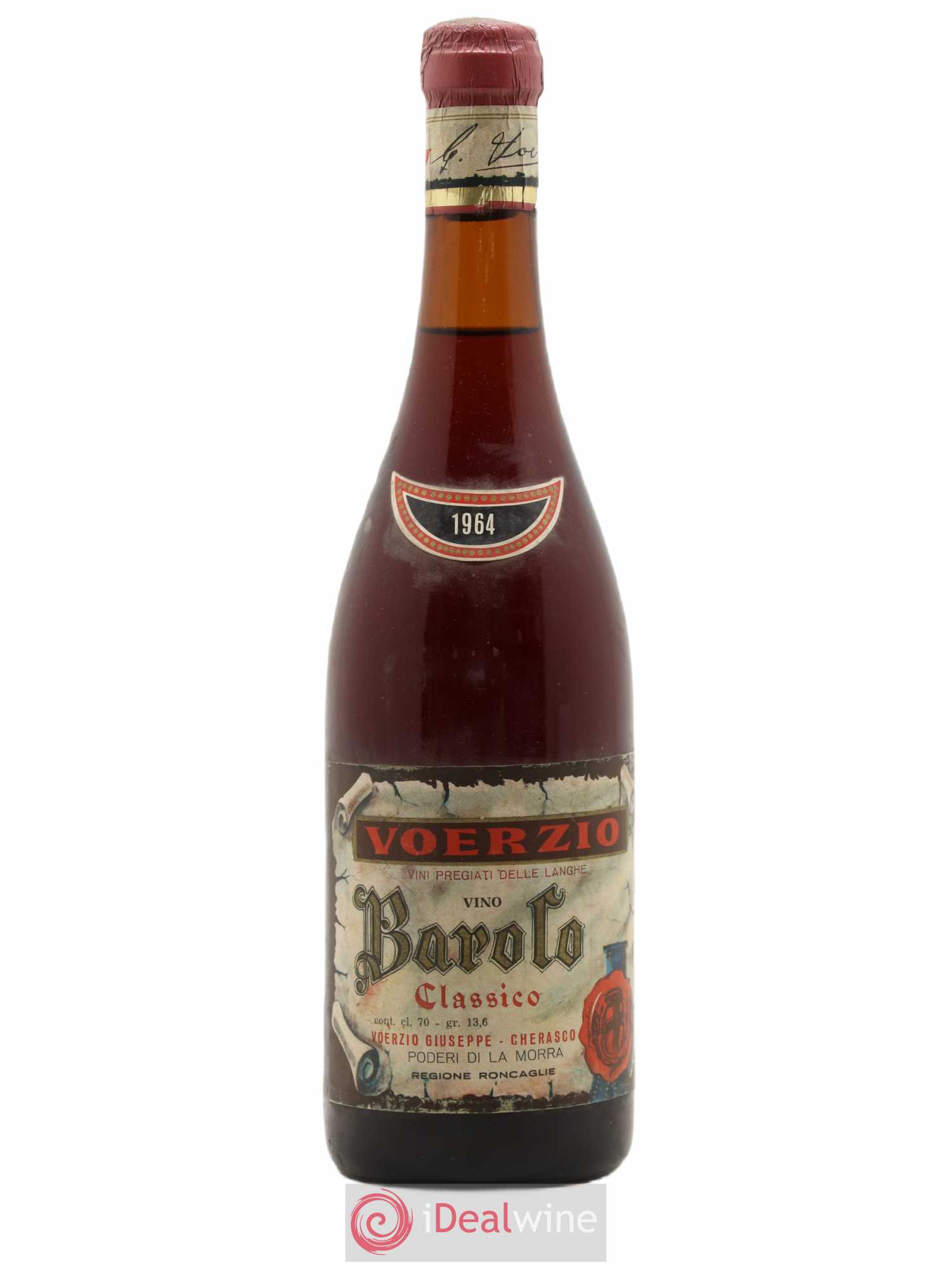 Barolo Classico Giuseppe Voerzio 1964 - Posten von 1 Flasche - 0