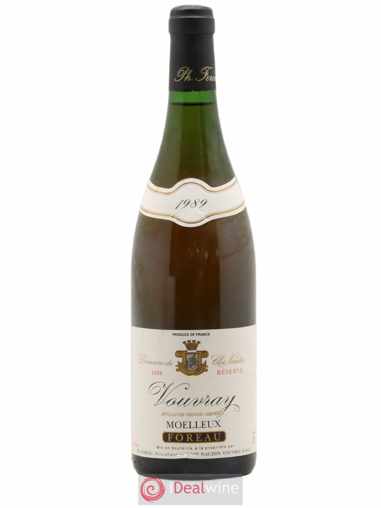 Vouvray Moelleux Réserve Clos Naudin - Philippe Foreau 1989 - Lotto di 1 bottiglia - 0