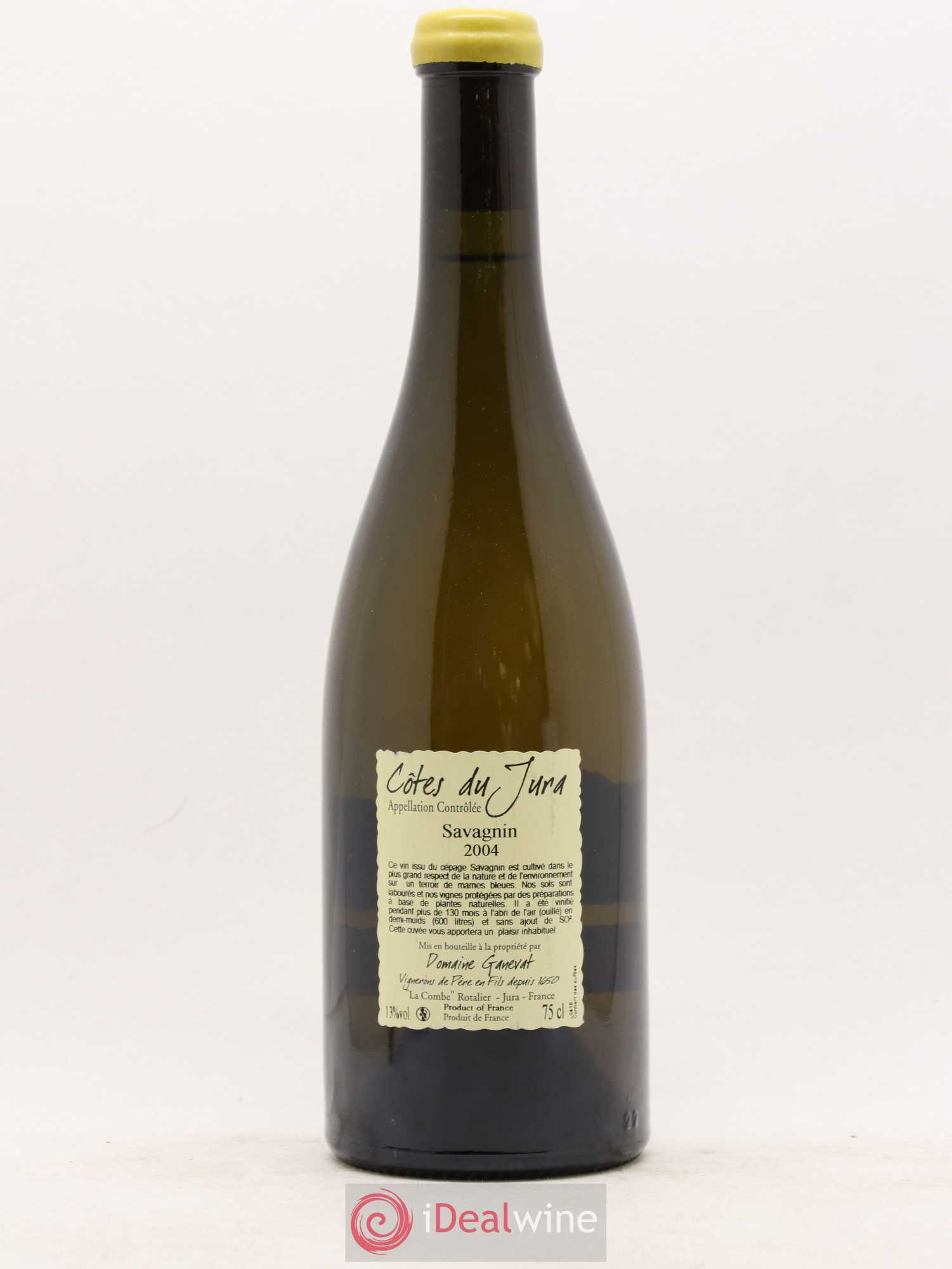 Côtes du Jura Les Vignes de mon Père Jean-François Ganevat (Domaine) 2004 - Lot de 1 bouteille - 1