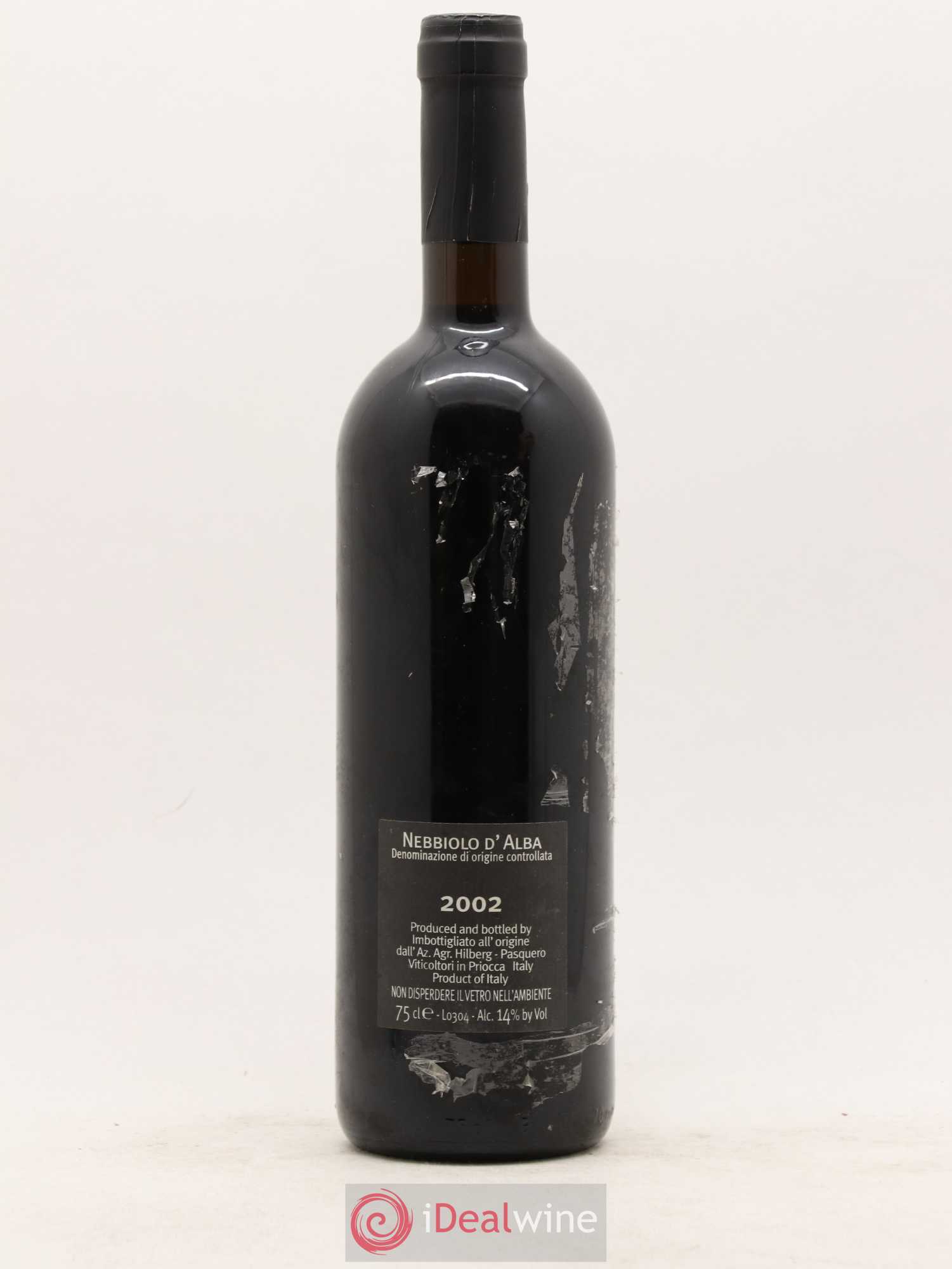Nebbiolo d'Alba DOC Hilberg Pasquero  2002 - Lotto di 1 bottiglia - 1