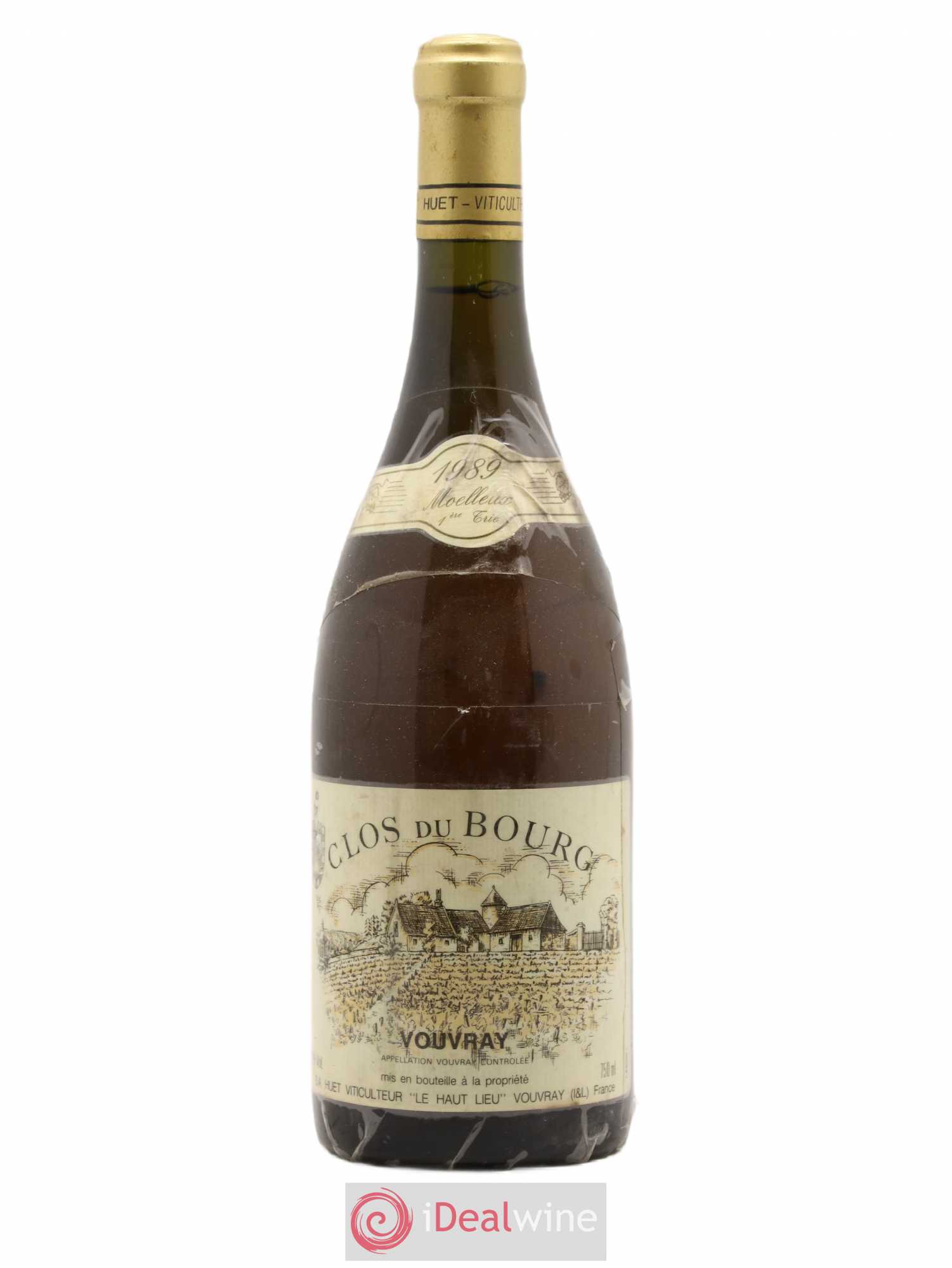 Vouvray Clos du Bourg Moelleux 1ère trie Domaine Huet 1989 - Lotto di 1 bottiglia - 0