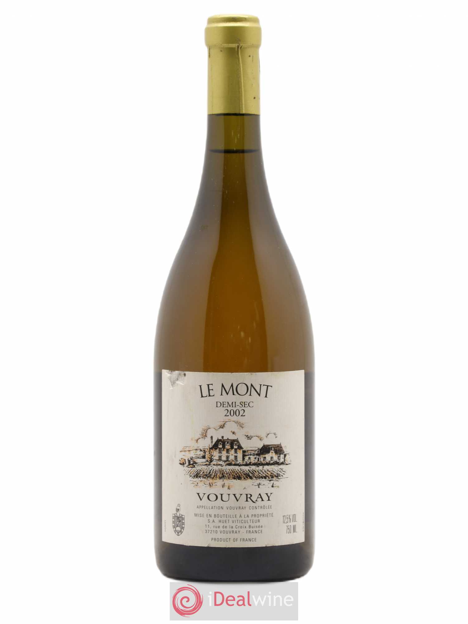 Vouvray Le Mont Demi-Sec Domaine Huet 2002 - Lot de 1 bouteille - 0