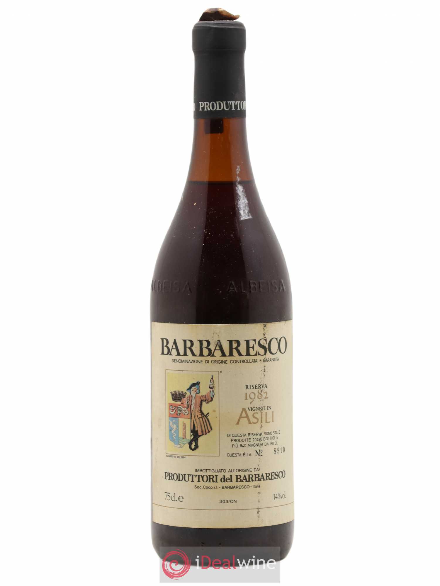 Barbaresco DOCG Asili Produttori del Barbaresco Riserva 1982 - Lot de 1 bouteille - 0