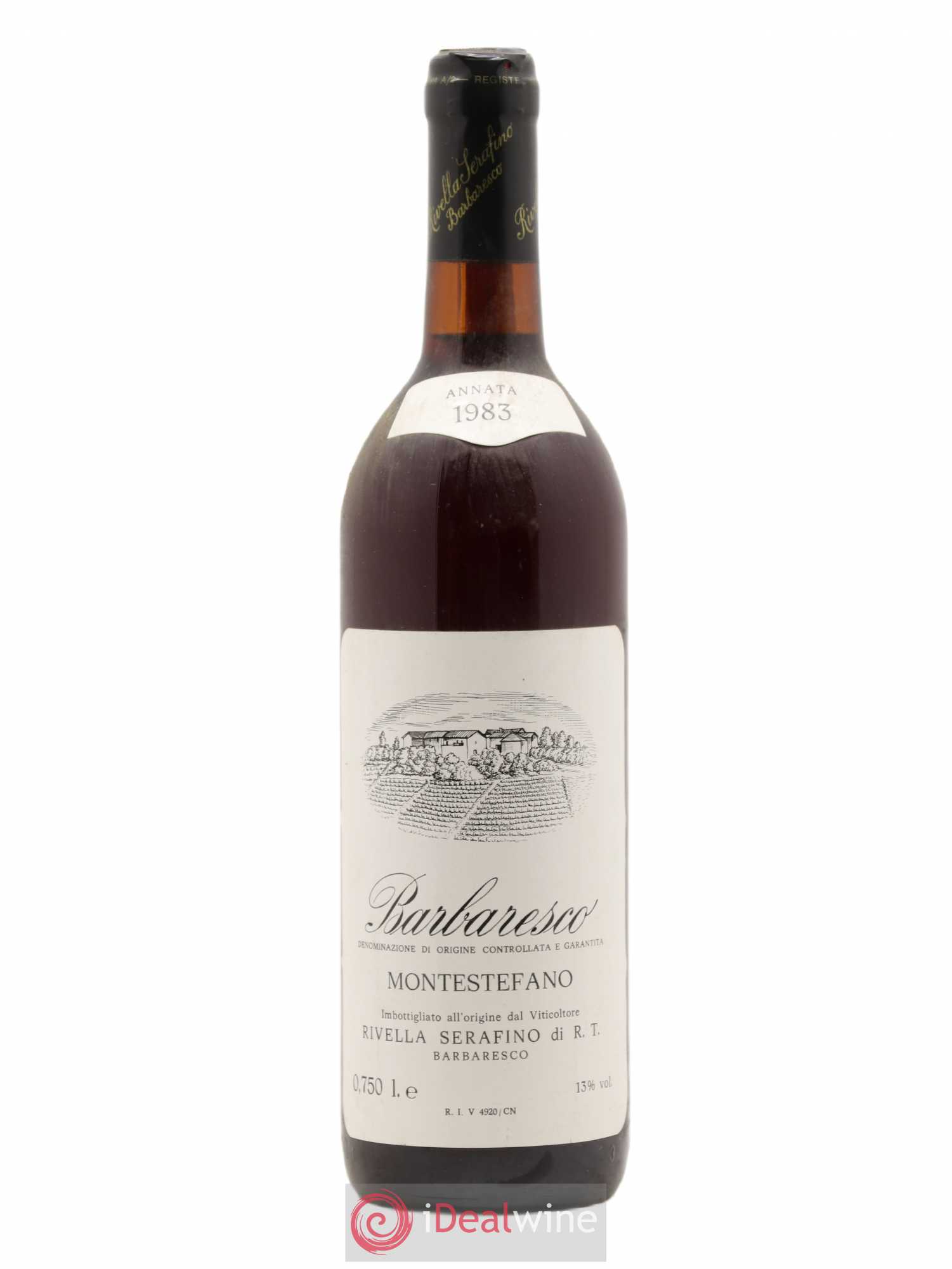 Barbaresco DOCG Montestefano Rivella Serafino 1983 - Lot de 1 bouteille - 0