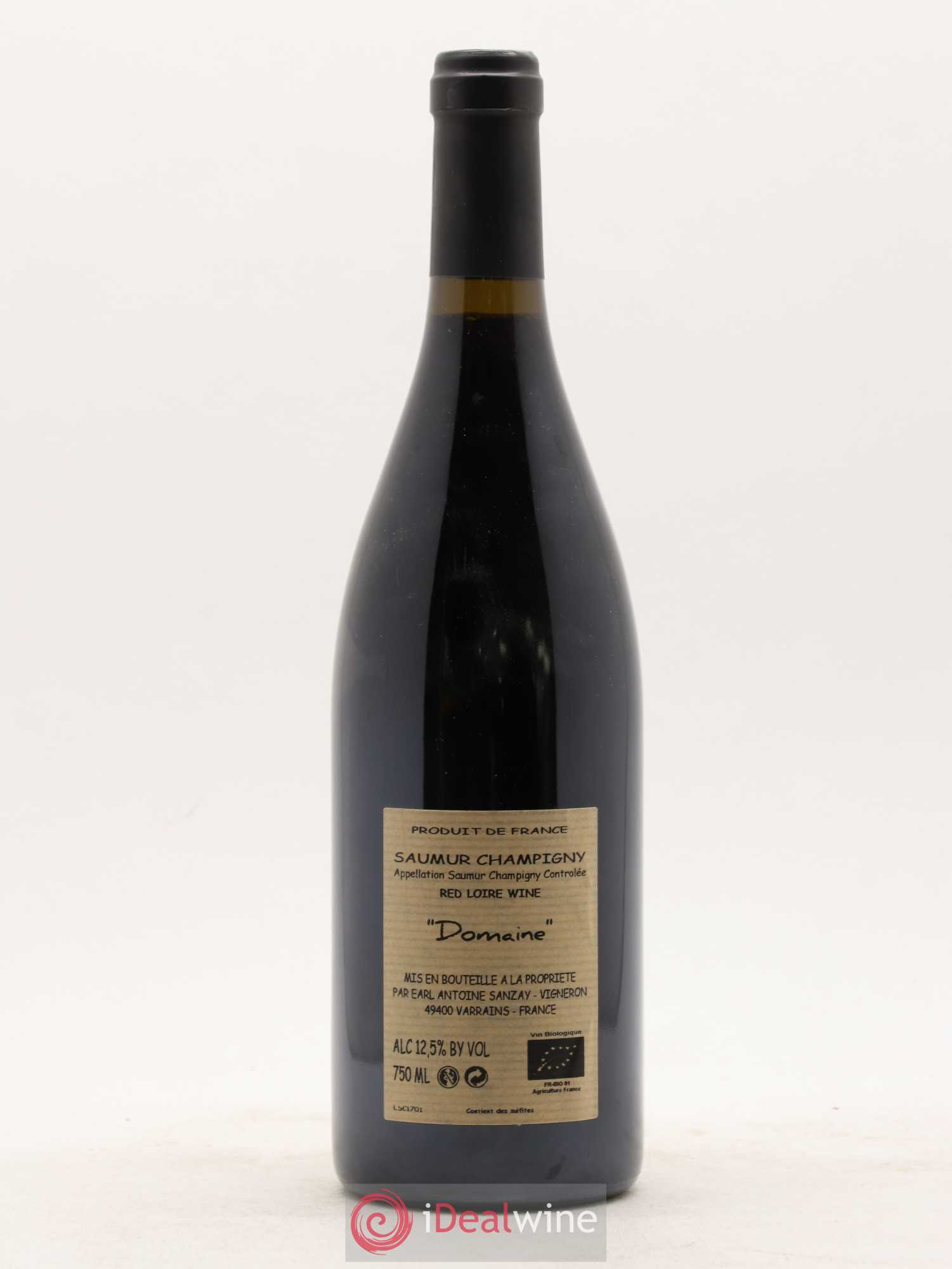 Saumur-Champigny Antoine Sanzay Domaine 2017 - Lot de 1 bouteille - 1