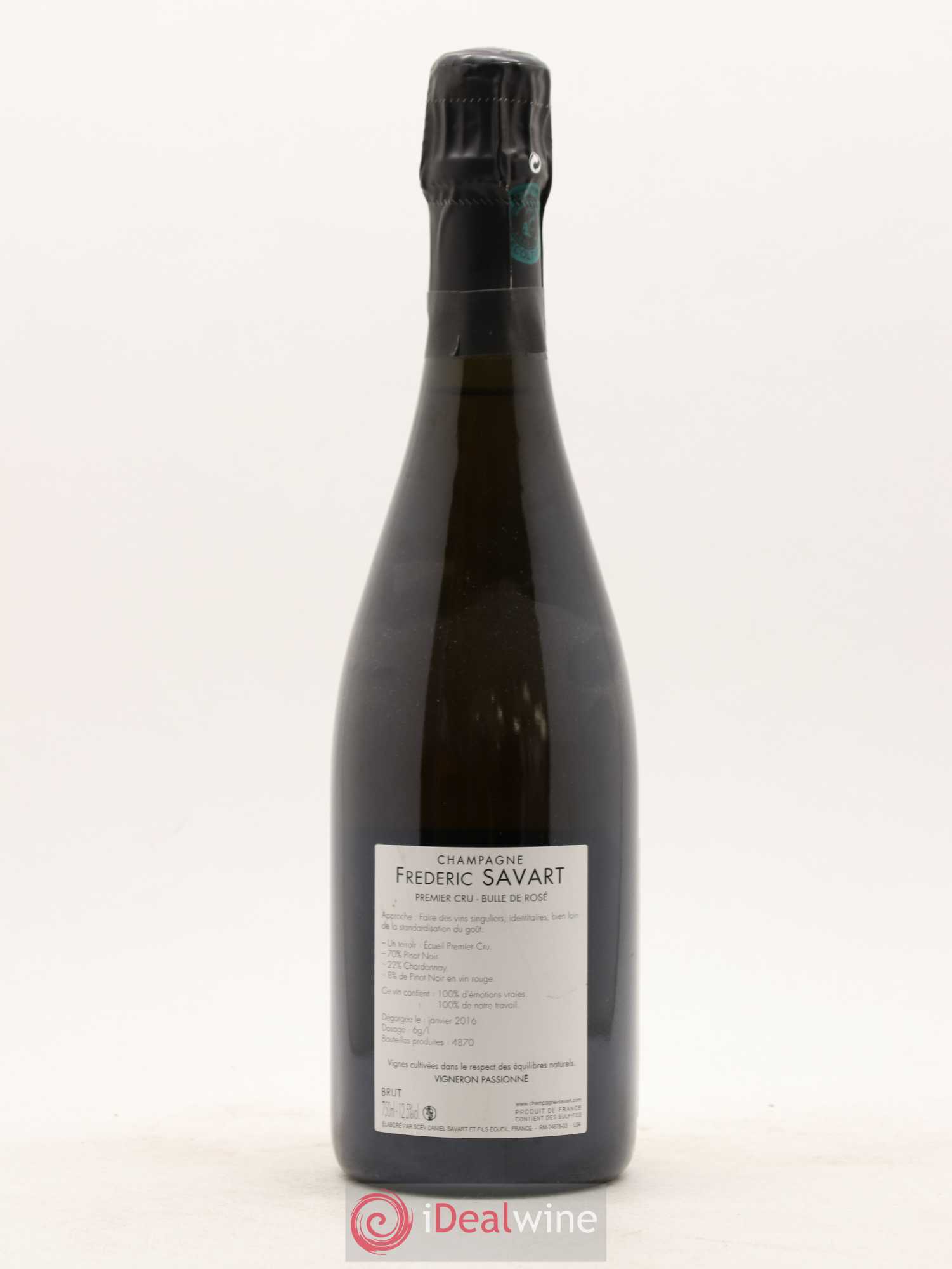 Bulle de Rosé Extra-Brut Savart - Lot de 1 bouteille - 1