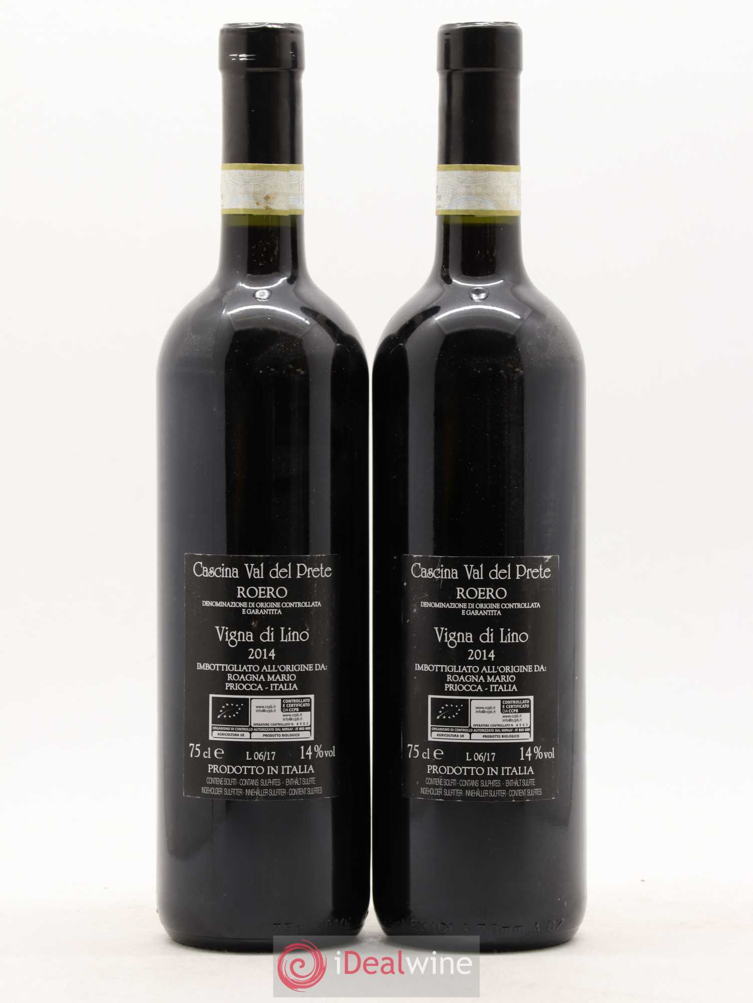 Italie Roero DOCG Vigna di Lino Cascina Val del Prete 2014 - Posten von 2 Flaschen - 1