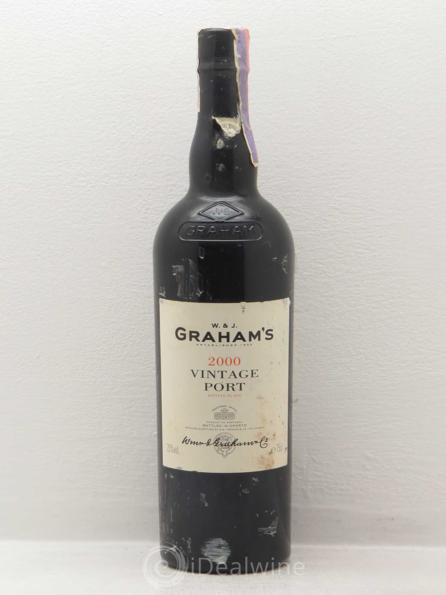 Porto W&J Graham' Vintage 2000 - Lot de 1 bouteille - 0