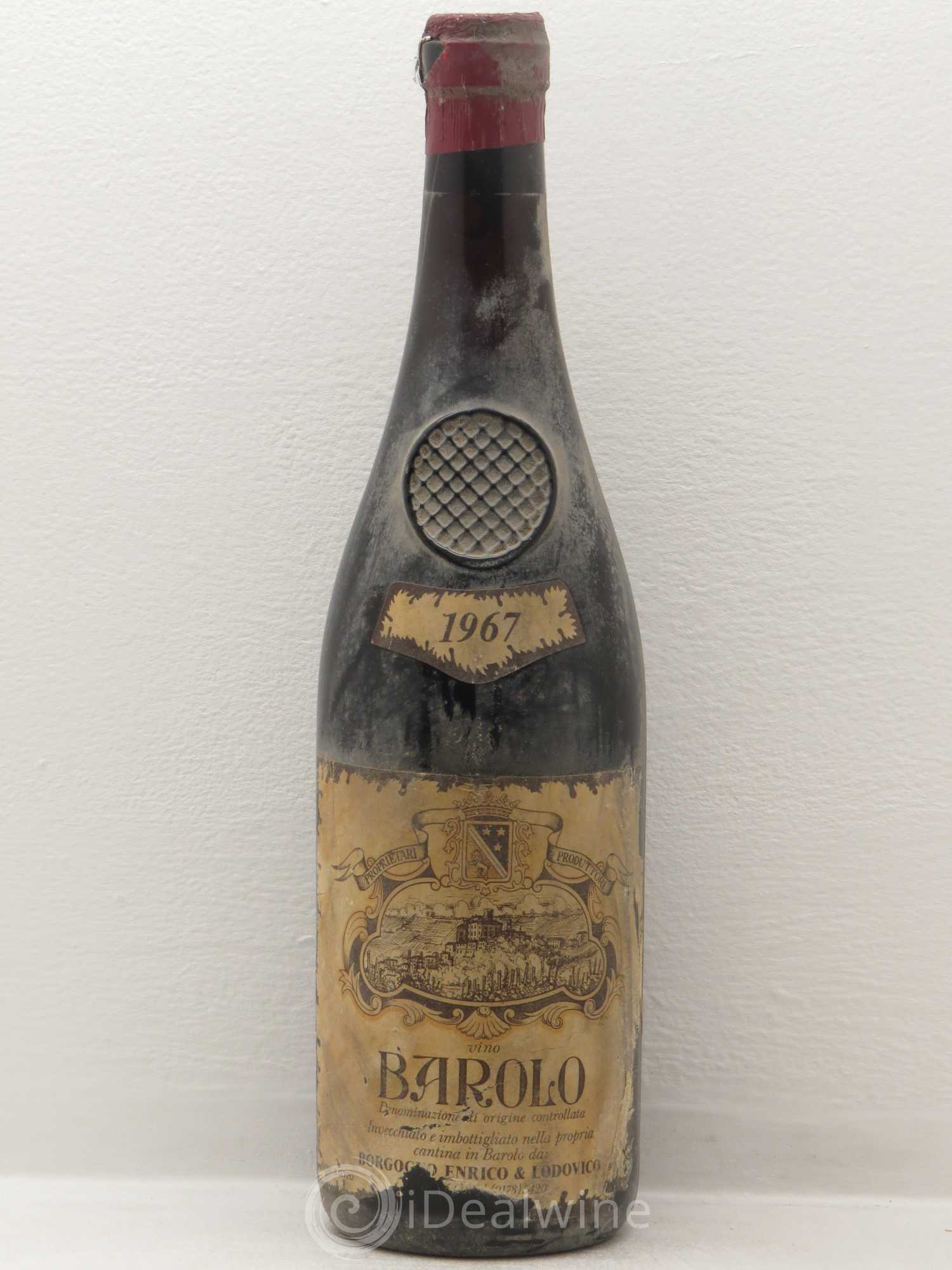 Barolo Borgogno Enrico 1967 - Lot de 1 bouteille - 0