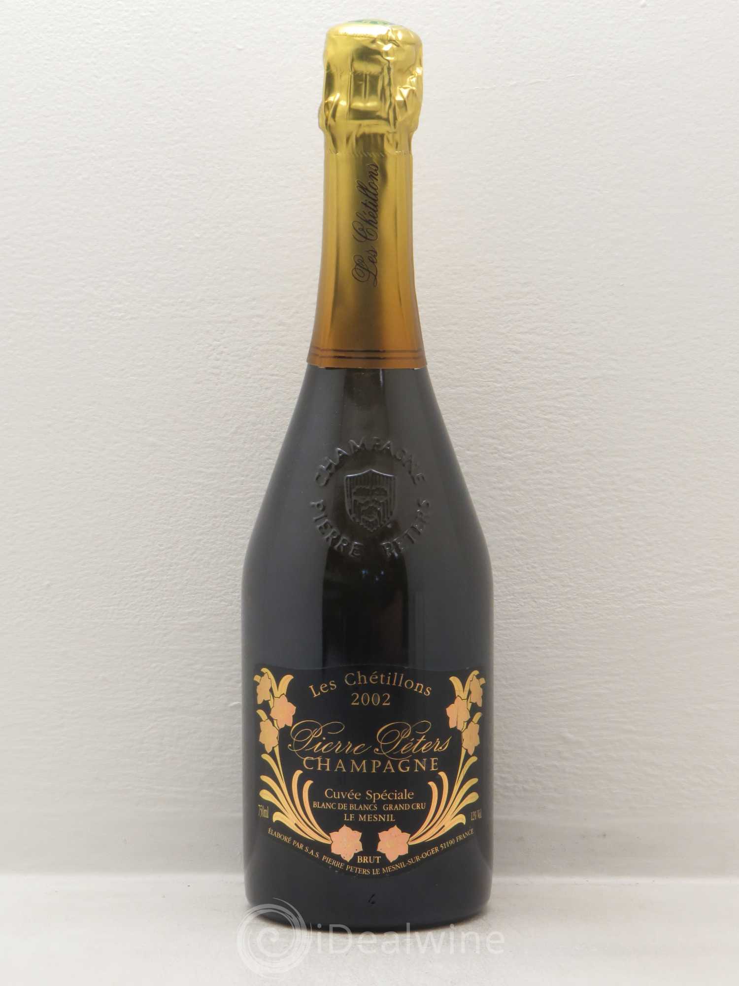 Champagne Grand Cru Les Chetillons Pierre Peters 2002 - Posten von 1 Flasche - 0