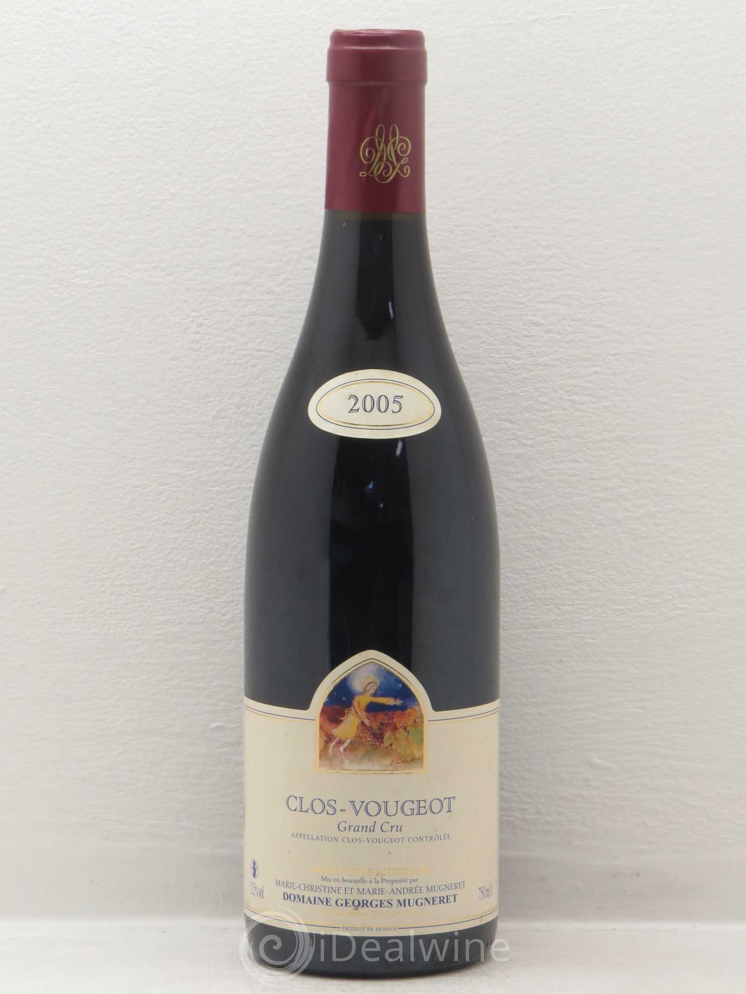 Clos de Vougeot Grand Cru Georges Mugneret-Gibourg (Domaine) 2005 - Lot de 1 bouteille - 0