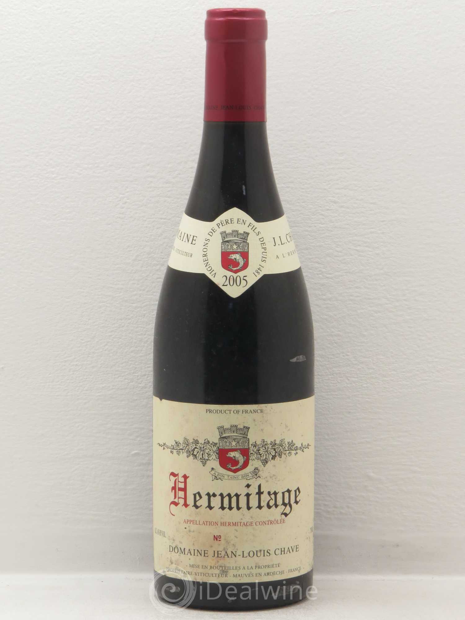Hermitage Jean-Louis Chave 2005 - Lot de 1 bouteille - 0