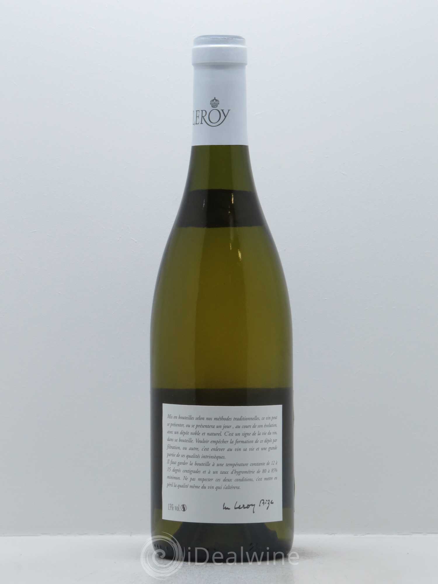 Chassagne-Montrachet 1er Cru Morgeot Leroy SA 2012 - Lot de 1 bouteille - 1