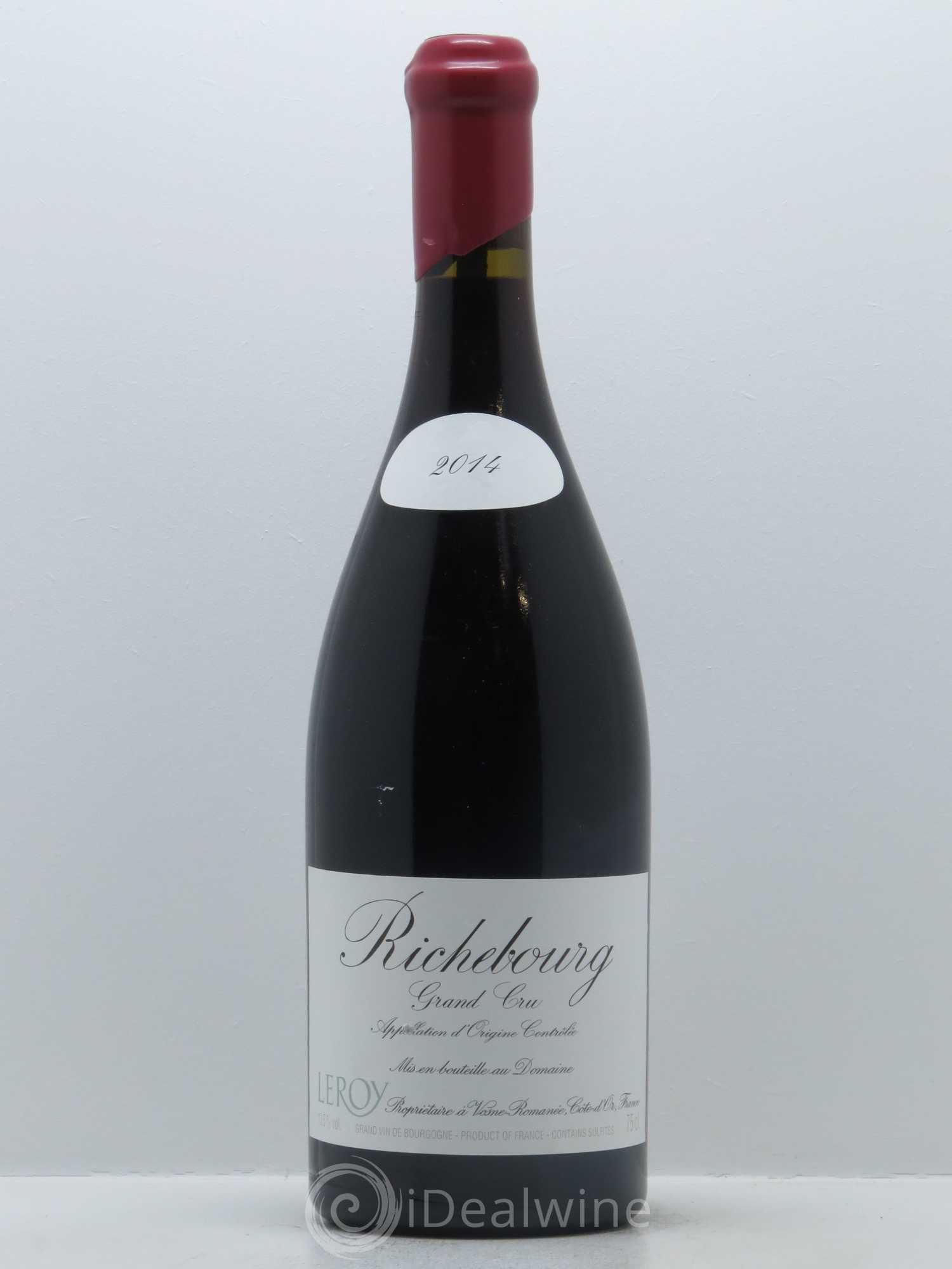 Richebourg Grand Cru Leroy (Domaine) 2014 - Lot de 1 bouteille - 0