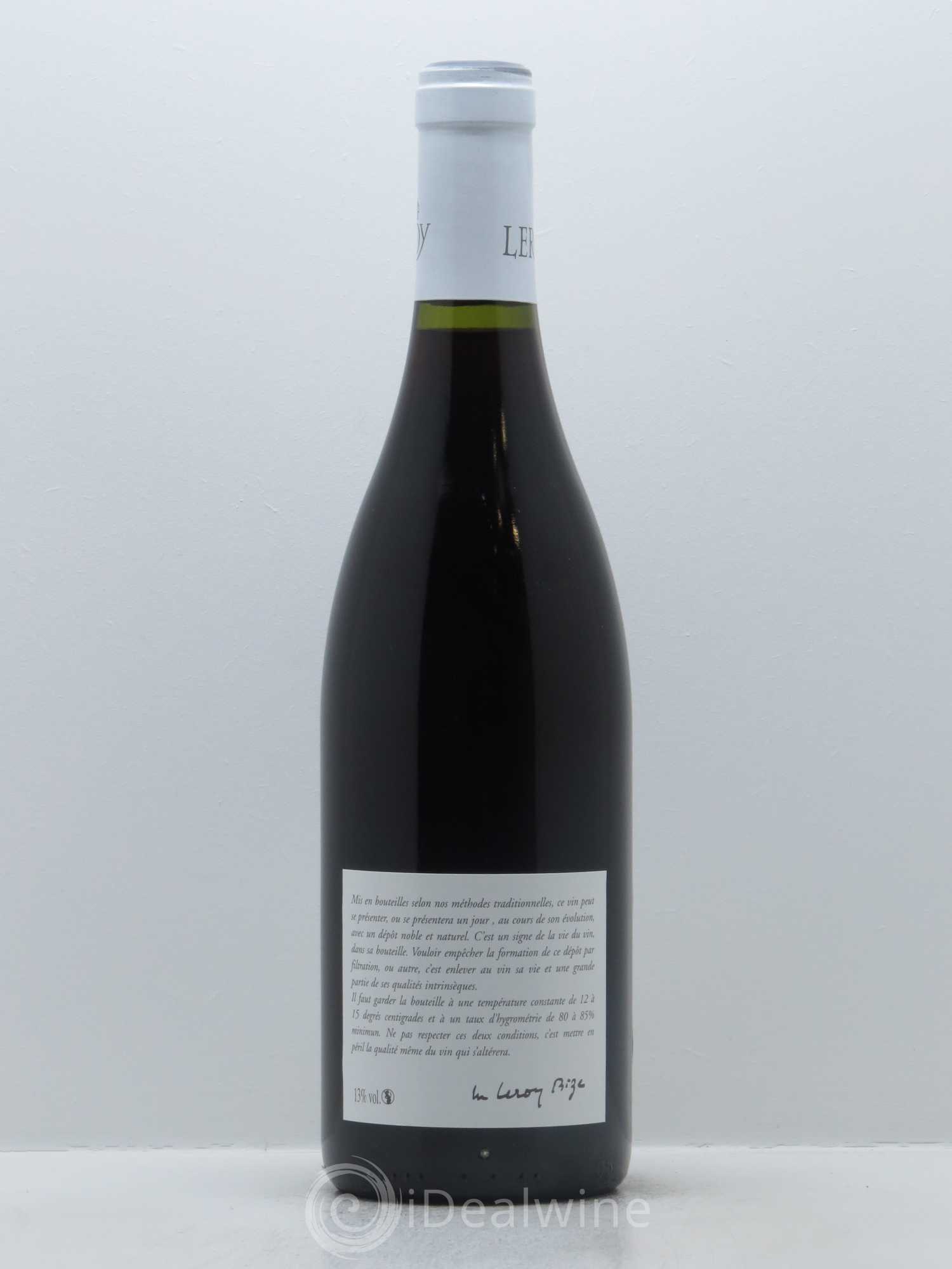 Santenay 1er Cru La Comme Leroy SA 2013 - Lot de 1 bouteille - 1