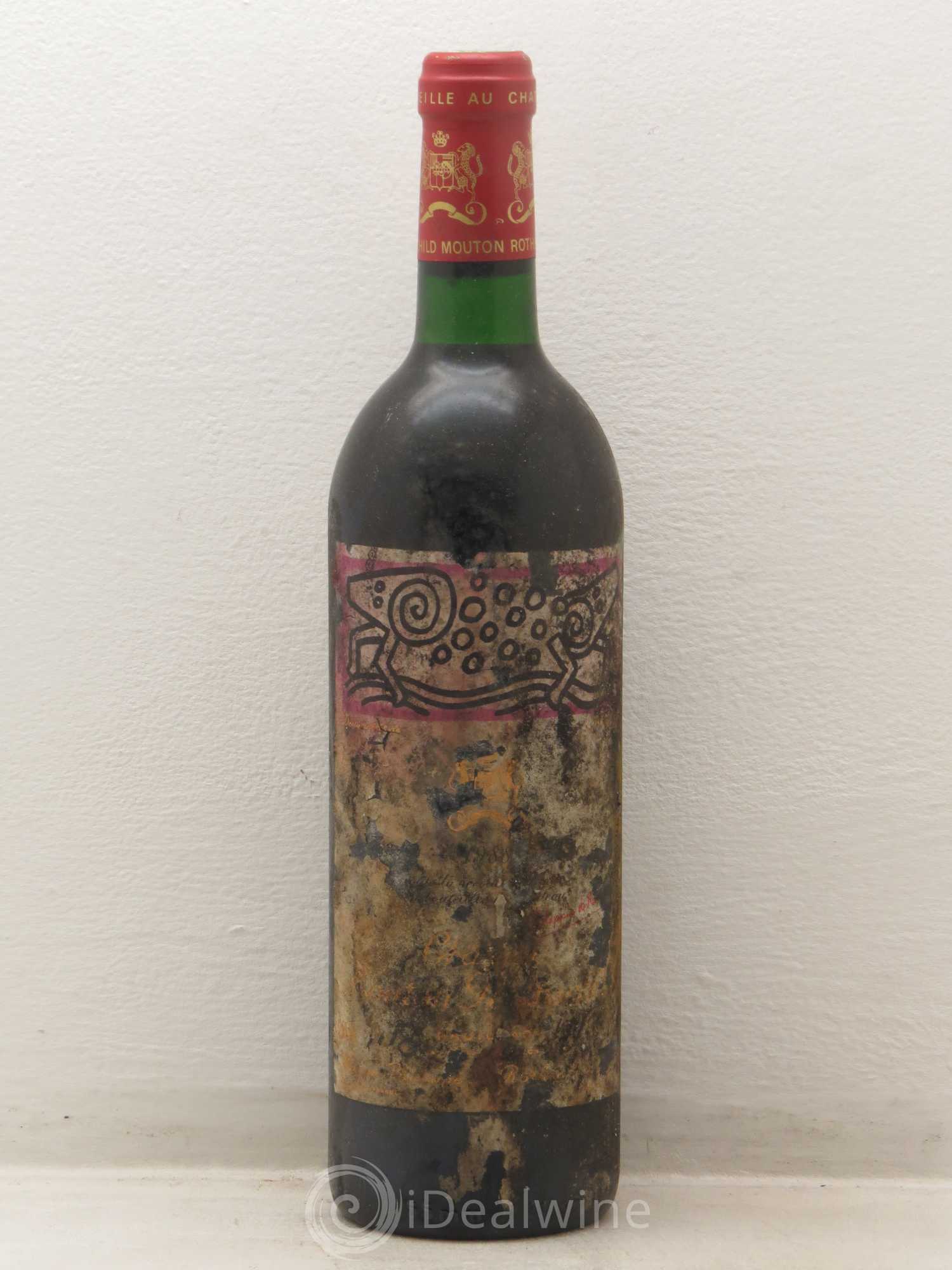 Château Mouton Rothschild 1er Grand Cru Classé 1988 - Lot de 1 bouteille - 0