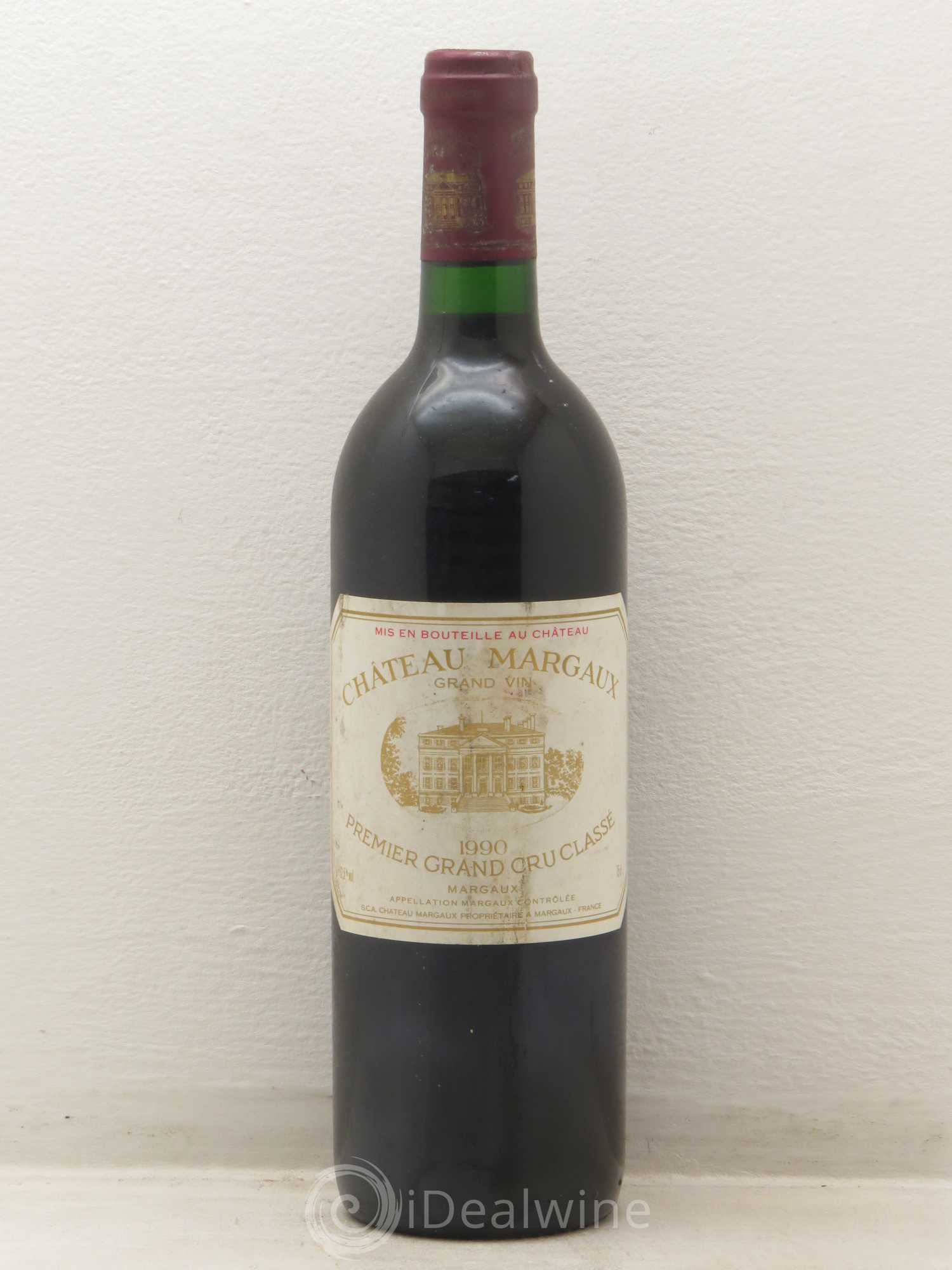 Château Margaux 1er Grand Cru Classé 1990 - Lot de 1 bouteille - 0