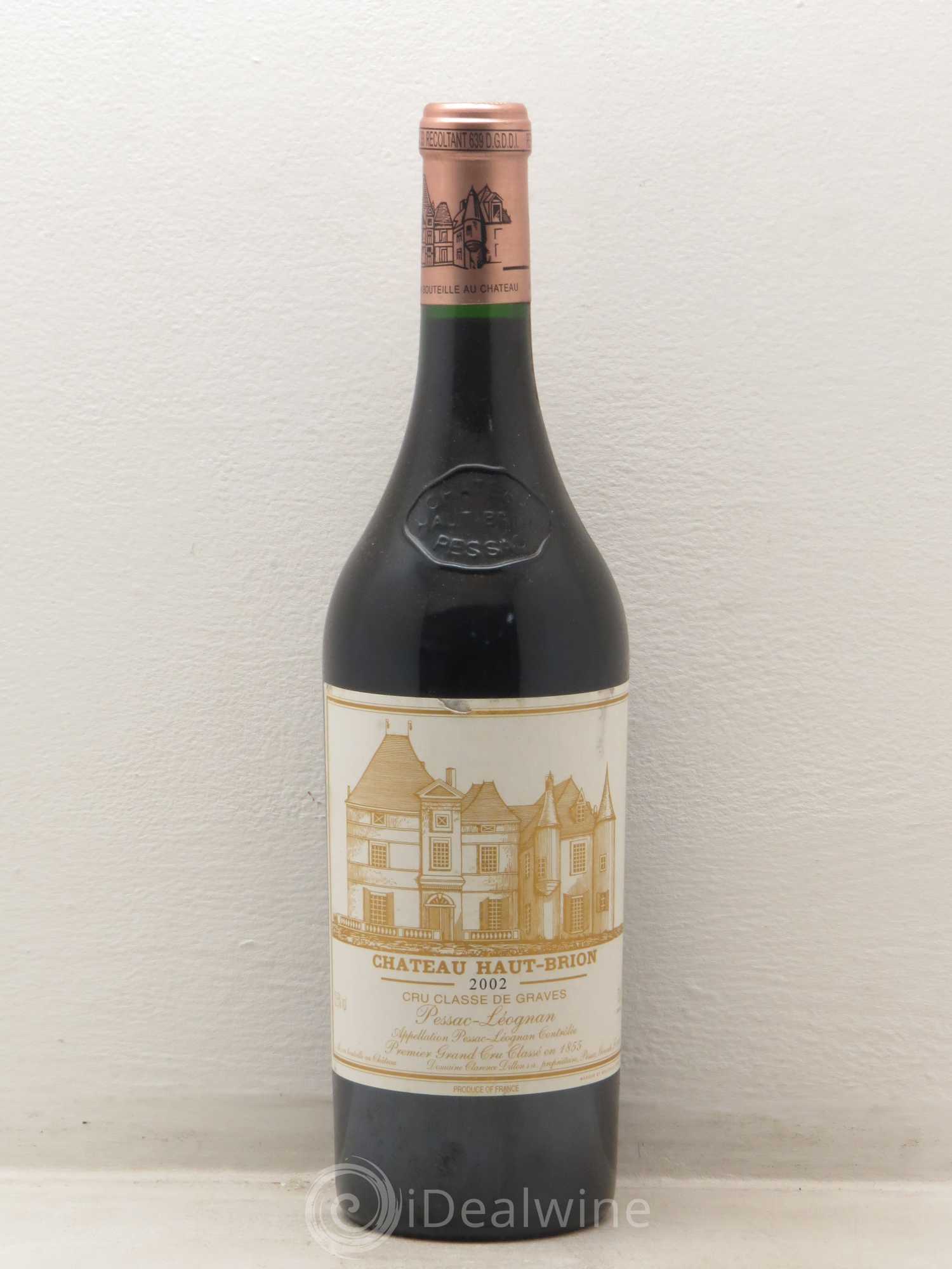 Château Haut Brion 1er Grand Cru Classé 2002 - Lot de 1 bouteille - 0