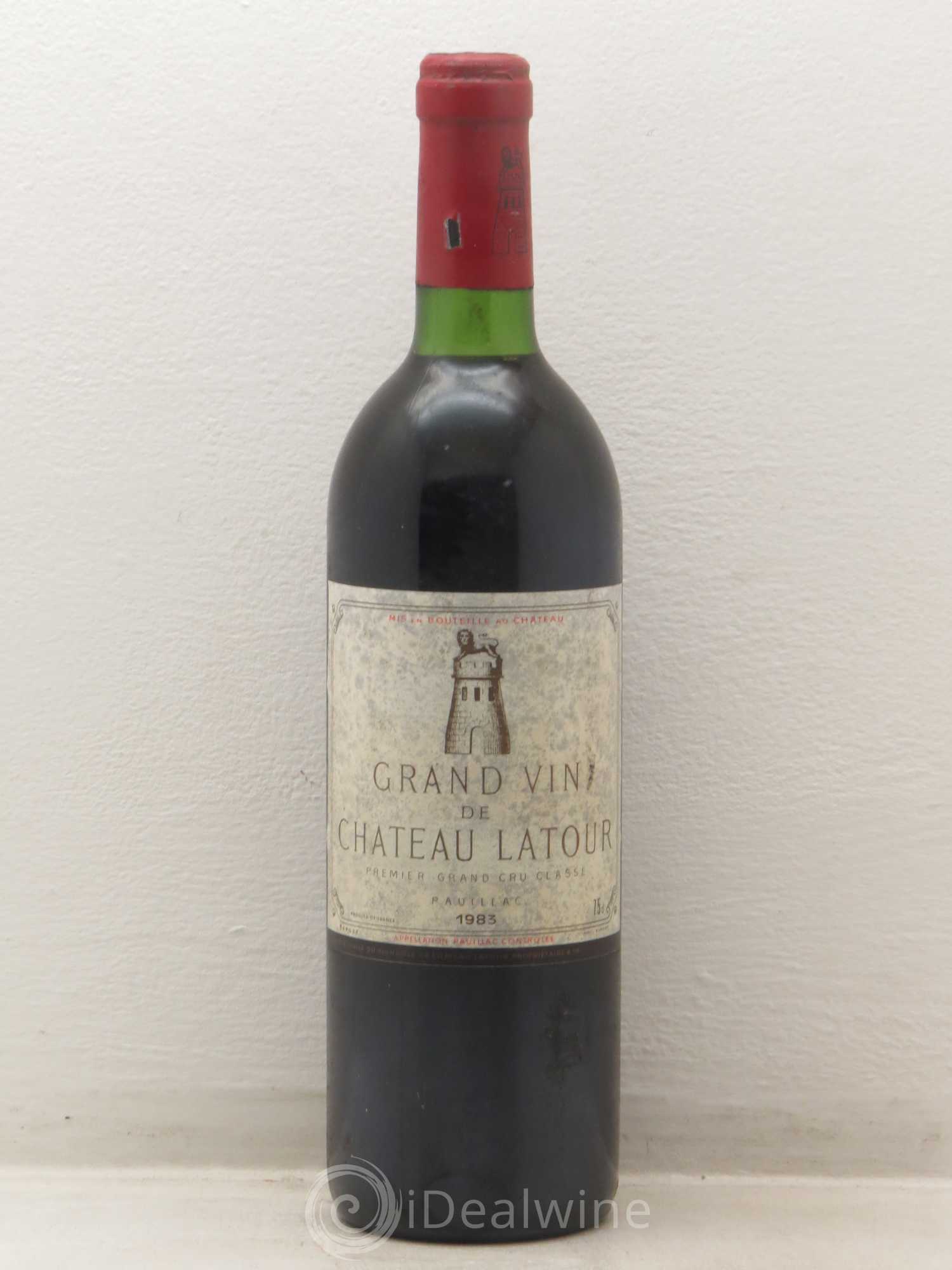 Château Latour 1er Grand Cru Classé 1983 - Lot de 1 bouteille - 0