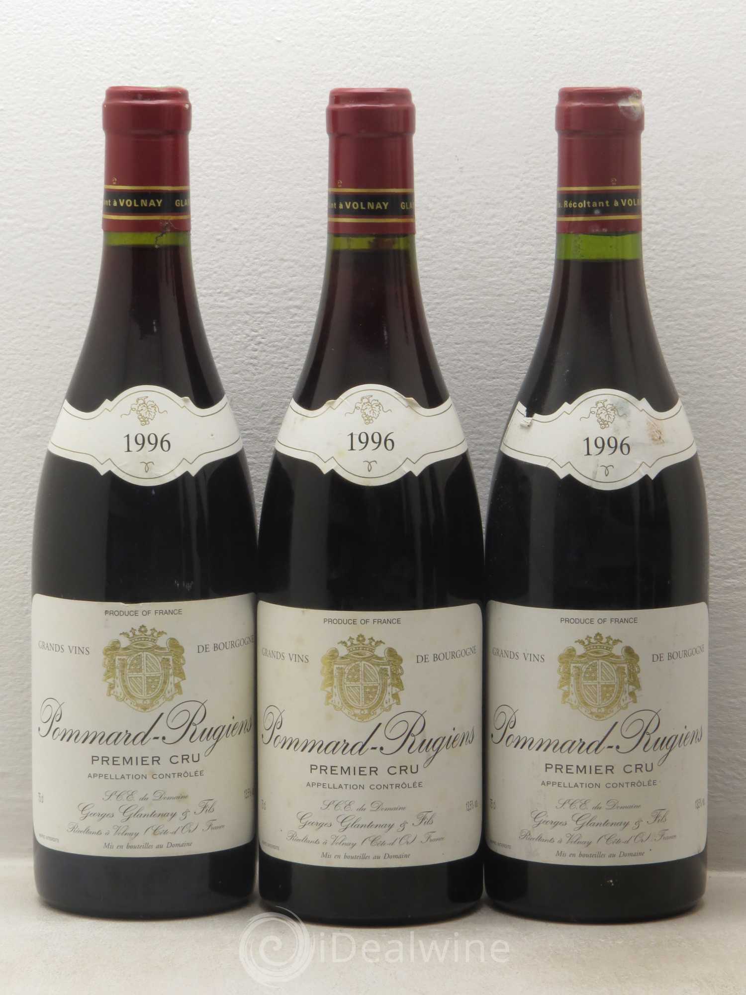 Pommard 1er Cru Rugiens Domaine Georges Glantenay Et Fils 1996 - Posten von 6 Flaschen - 1
