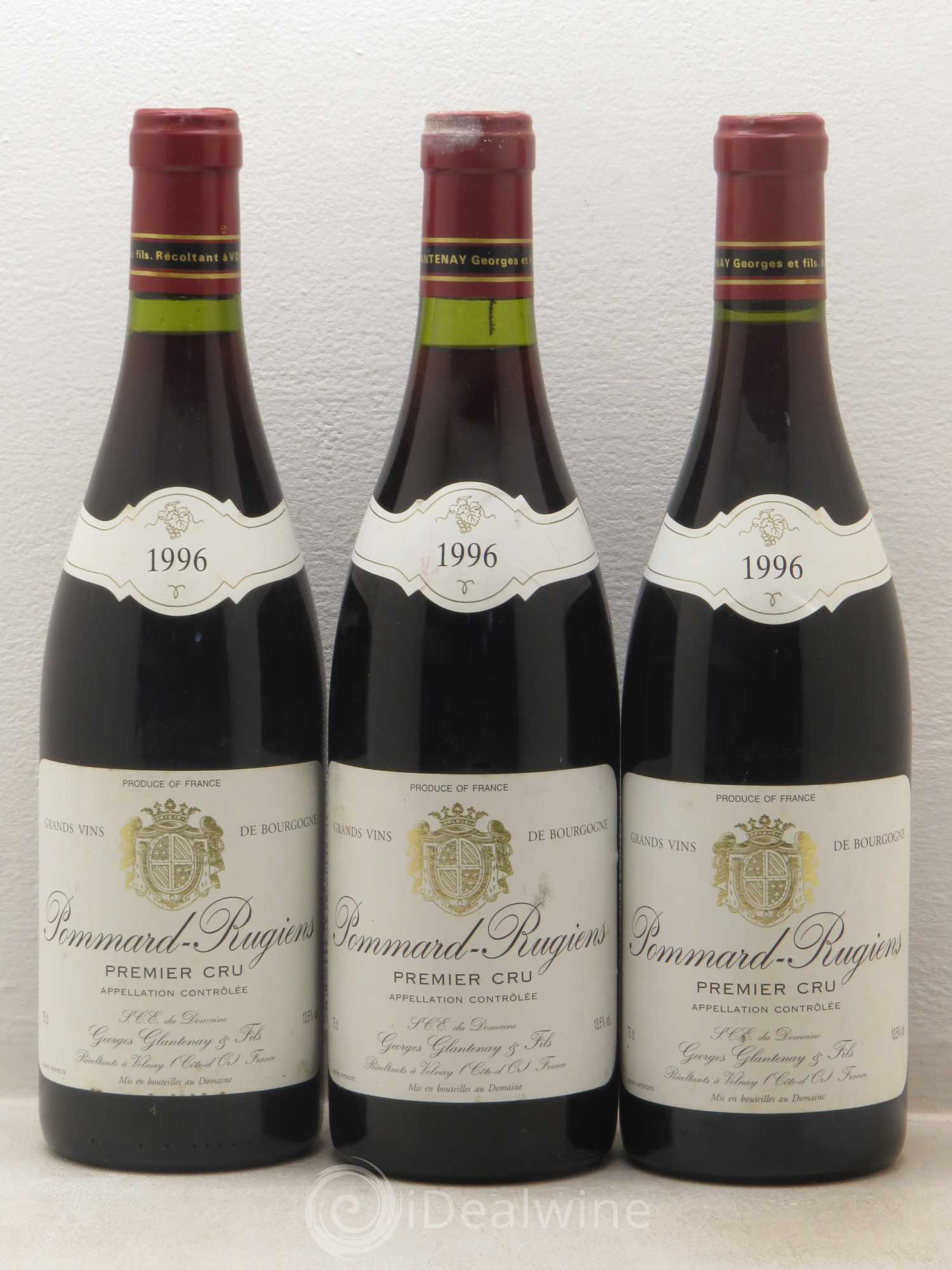 Pommard 1er Cru Rugiens Domaine Georges Glantenay Et Fils 1996 - Posten von 6 Flaschen - 2