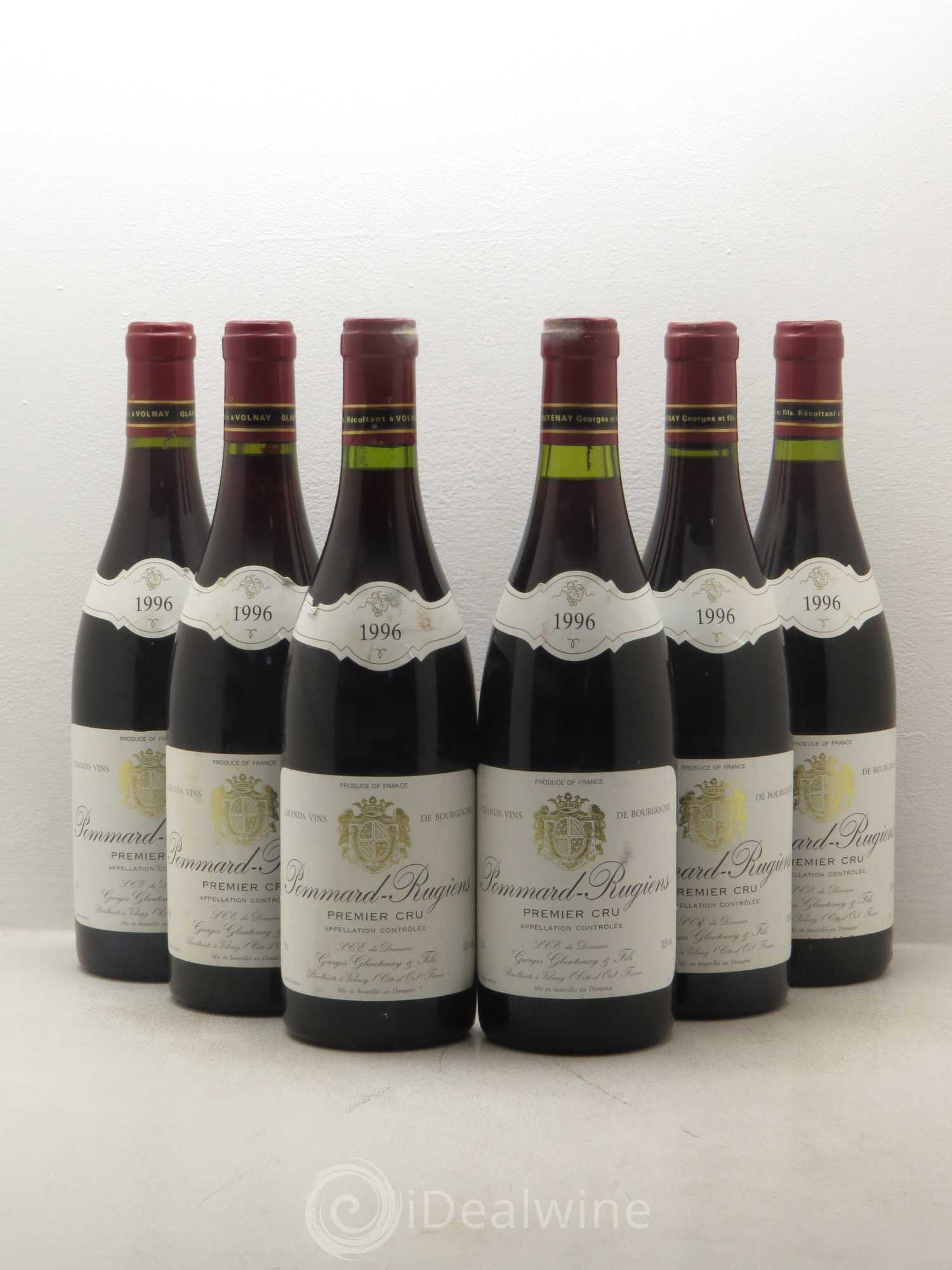 Pommard 1er Cru Rugiens Domaine Georges Glantenay Et Fils 1996 - Posten von 6 Flaschen - 0