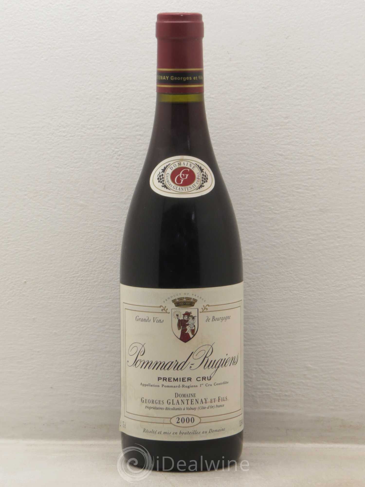 Pommard 1er Cru Rugiens - Domaine Georges Glantenay Et Fils 2000 - Posten von 1 Flasche - 0