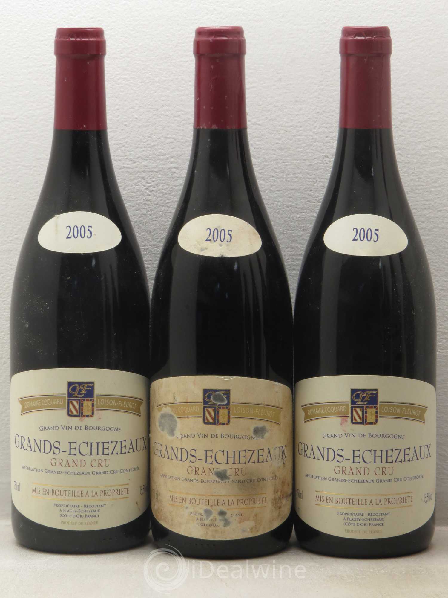 Grands-Echezeaux Grand Cru Domaine Coquard Loison Fleurot 2005 - Posten von 6 Flaschen - 1