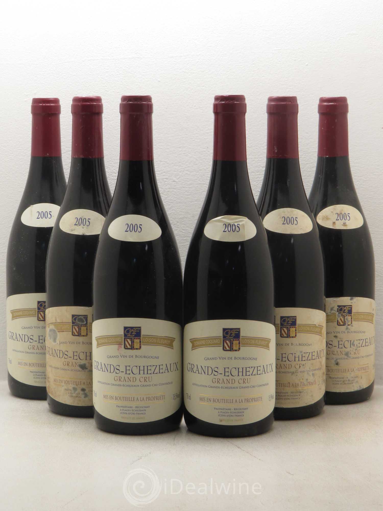 Grands-Echezeaux Grand Cru Domaine Coquard Loison Fleurot 2005 - Posten von 6 Flaschen - 0