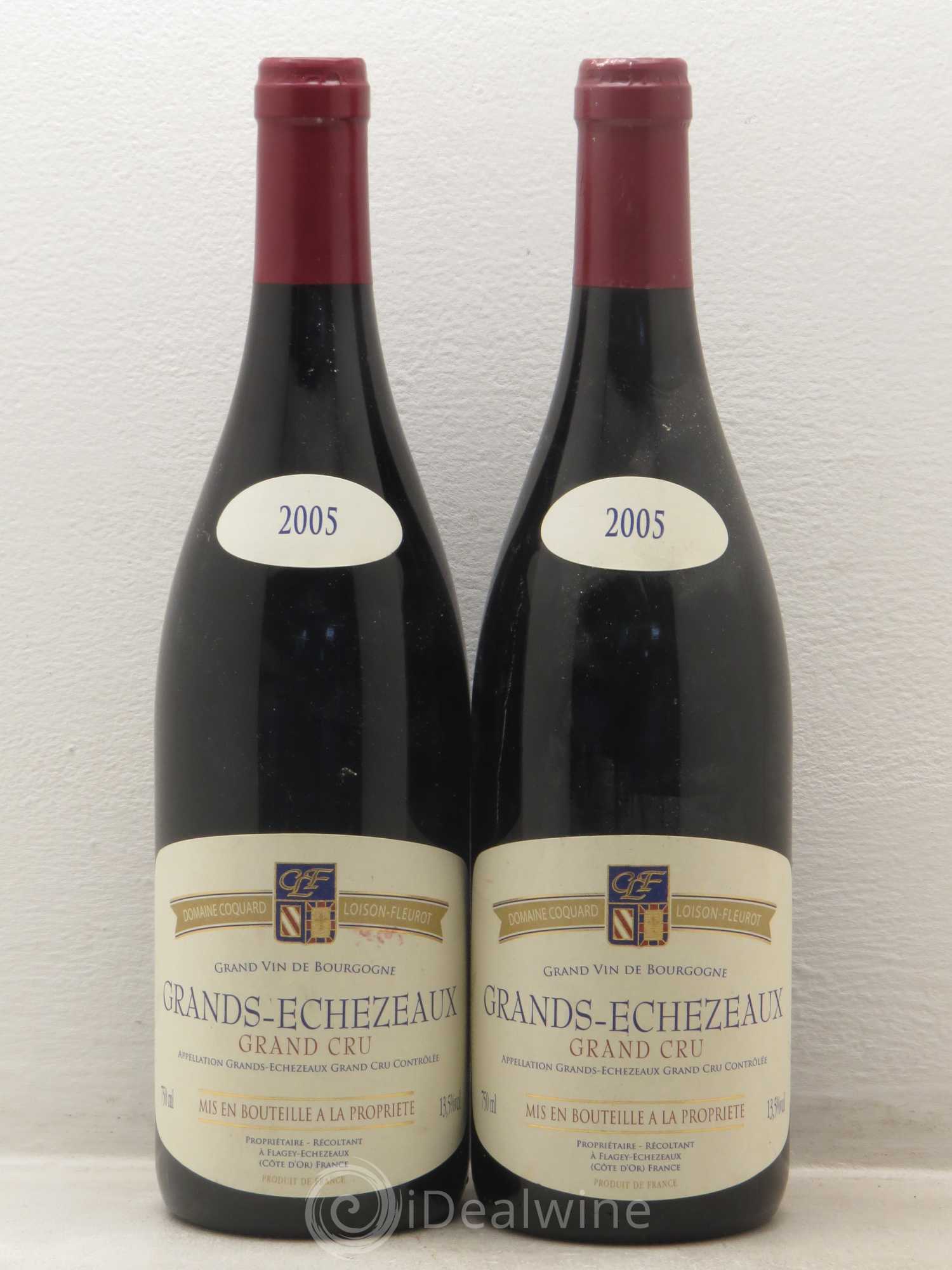 Grands-Echezeaux Grand Cru Domaine Coquard Loison Fleurot 2005 - Posten von 2 Flaschen - 0