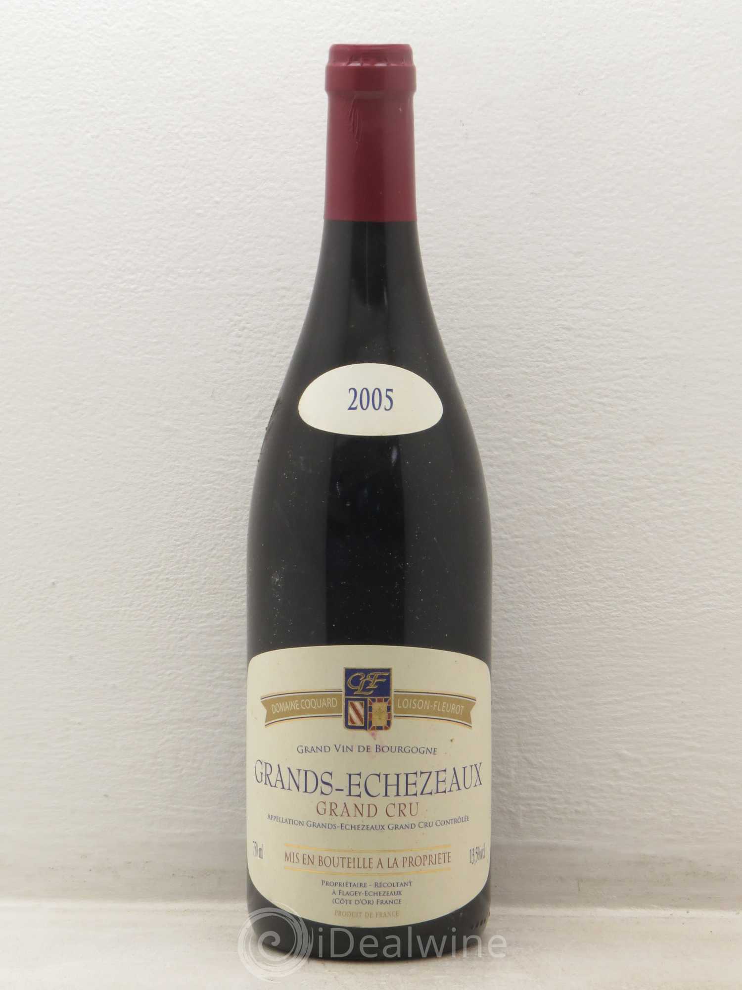 Grands-Echezeaux Grand Cru Domaine Coquard Loison Fleurot 2005 - Posten von 1 Flasche - 0