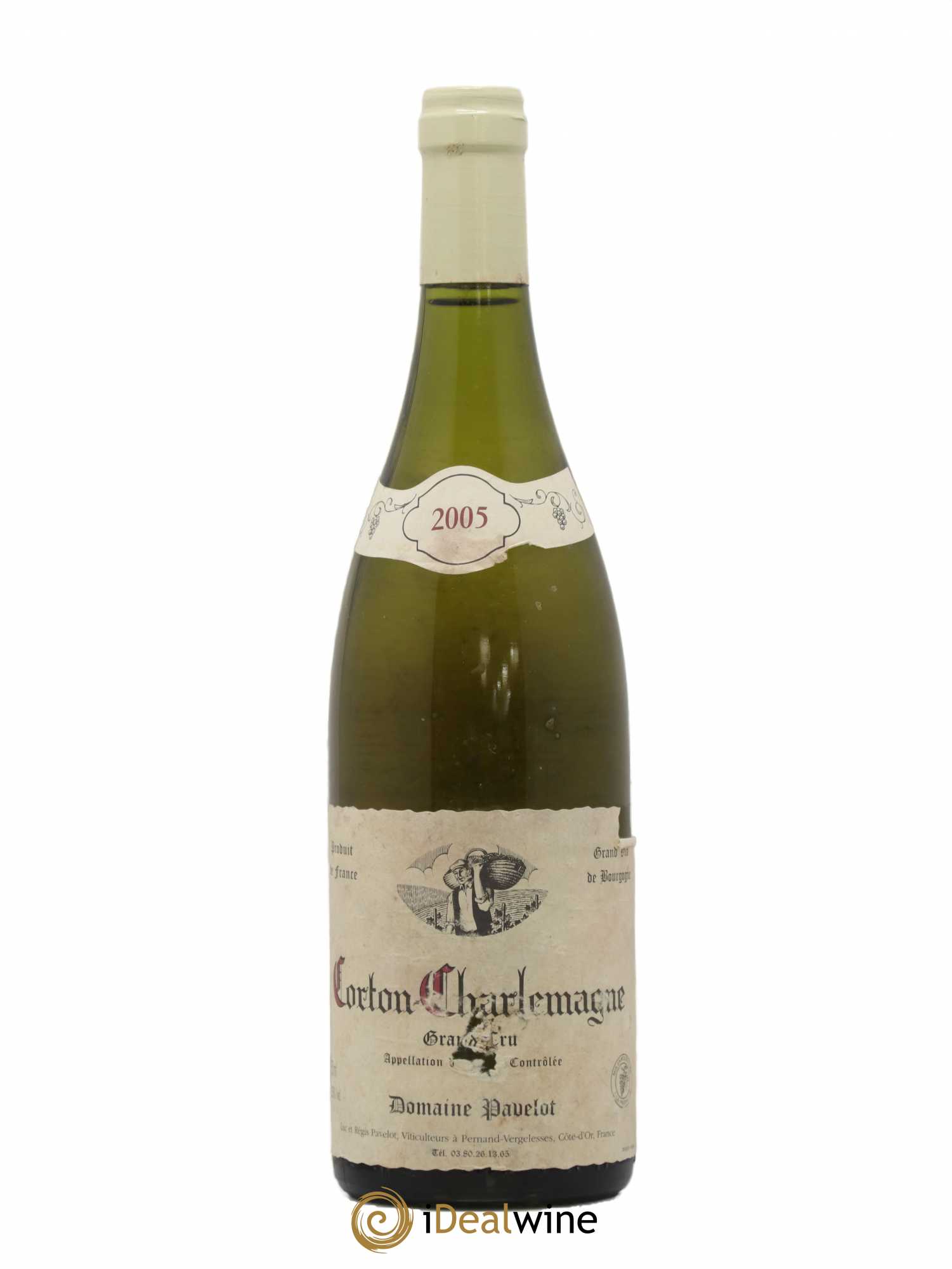 Corton-Charlemagne Grand Cru Pavelot (Domaine) 2005 - Lot de 1 bouteille - 0