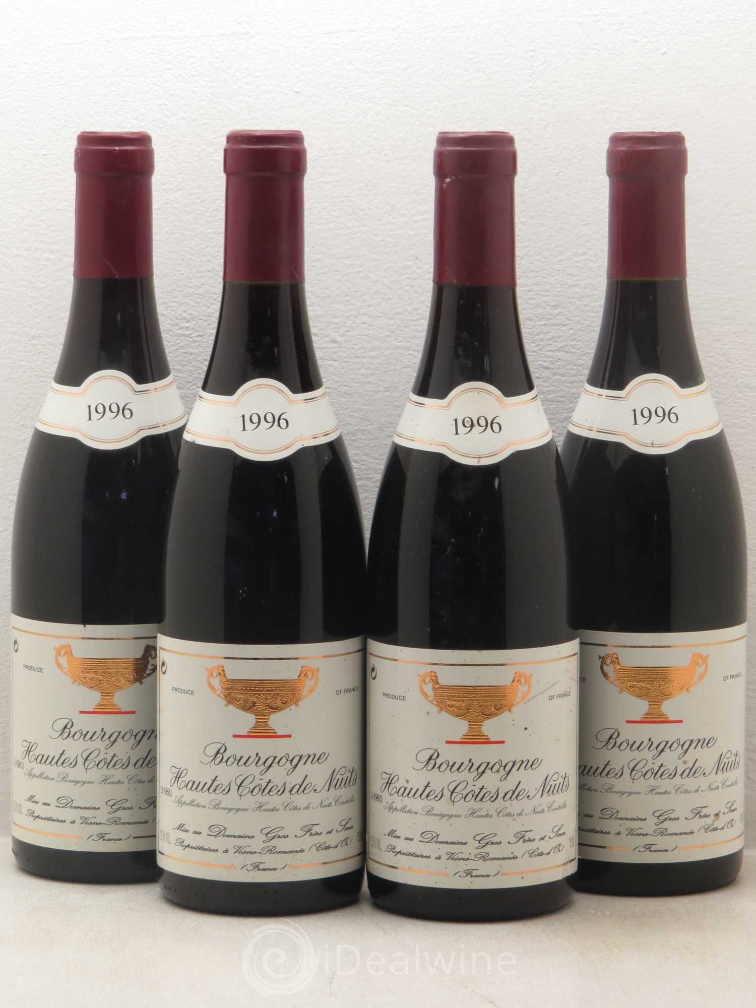 Hautes-Côtes de Nuits Gros Frère & Soeur 1996 - Lot de 4 bouteilles - 0