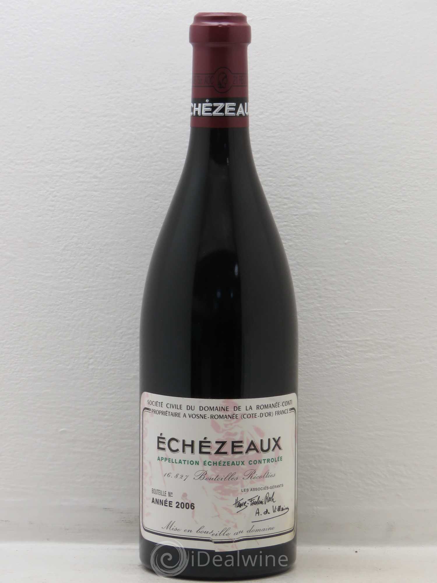 Echezeaux Grand Cru Domaine de la Romanée-Conti 2006 - Lot de 1 bouteille - 0
