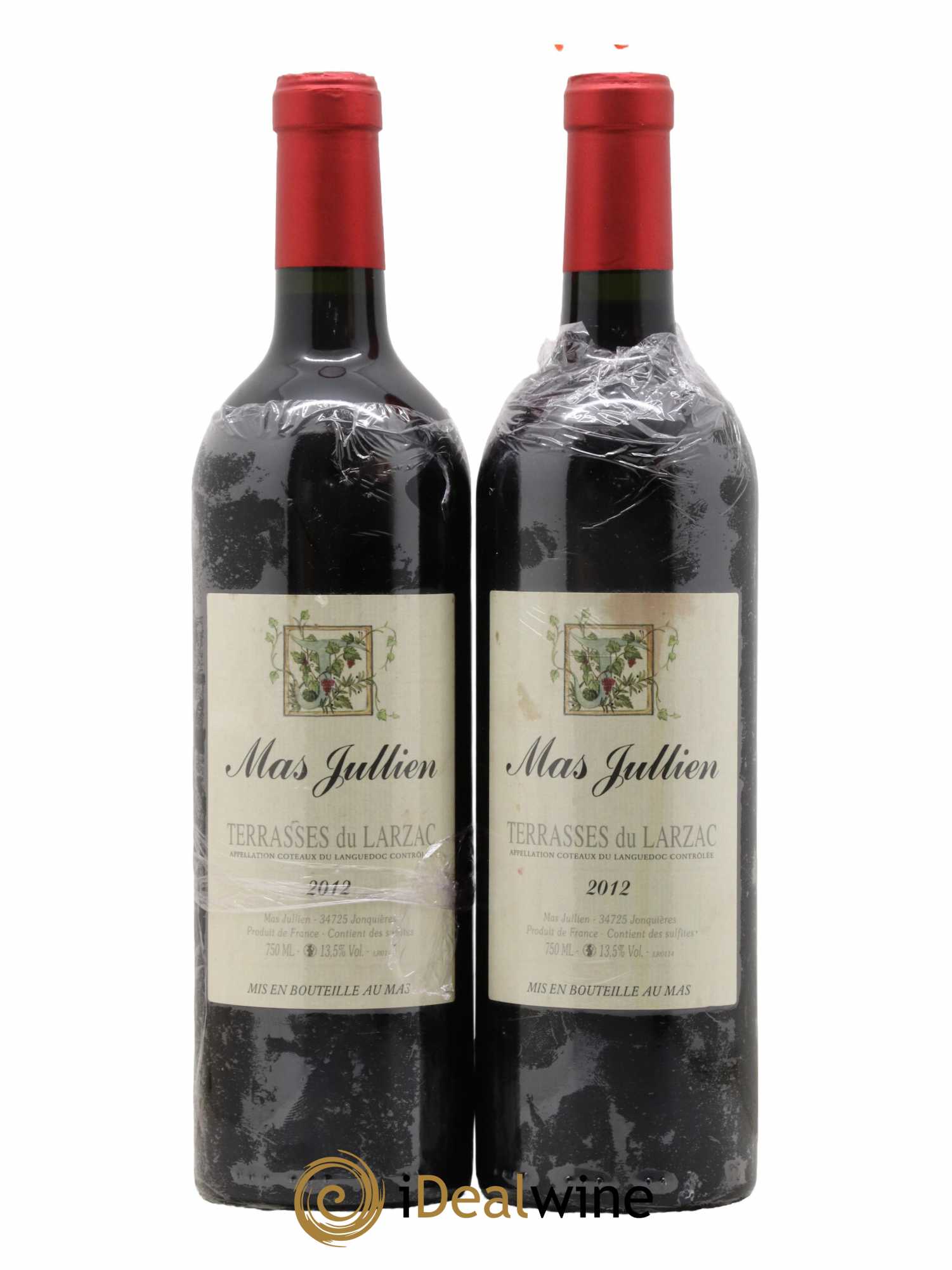 Terrasses du Larzac Mas Jullien Olivier Jullien 2012 - Lot de 2 bouteilles - 0