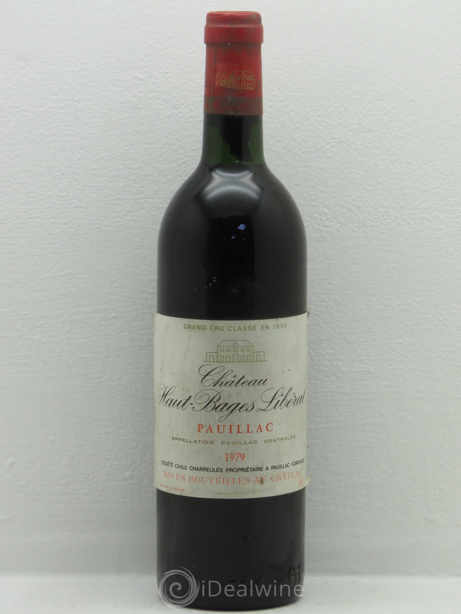 Château Haut Bages Libéral 5ème Grand Cru Classé (sans prix de réserve) 1979 - Lot de 1 bouteille - 0