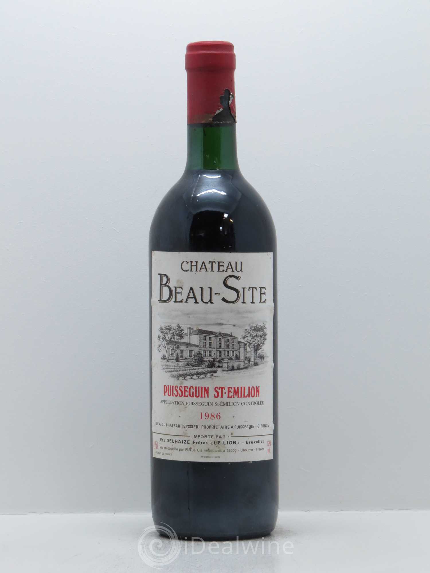 Bordeaux Château Beau Site Puisseguin St Emilion (sans prix de réserve) 1986 - Posten von 1 Flasche - 0