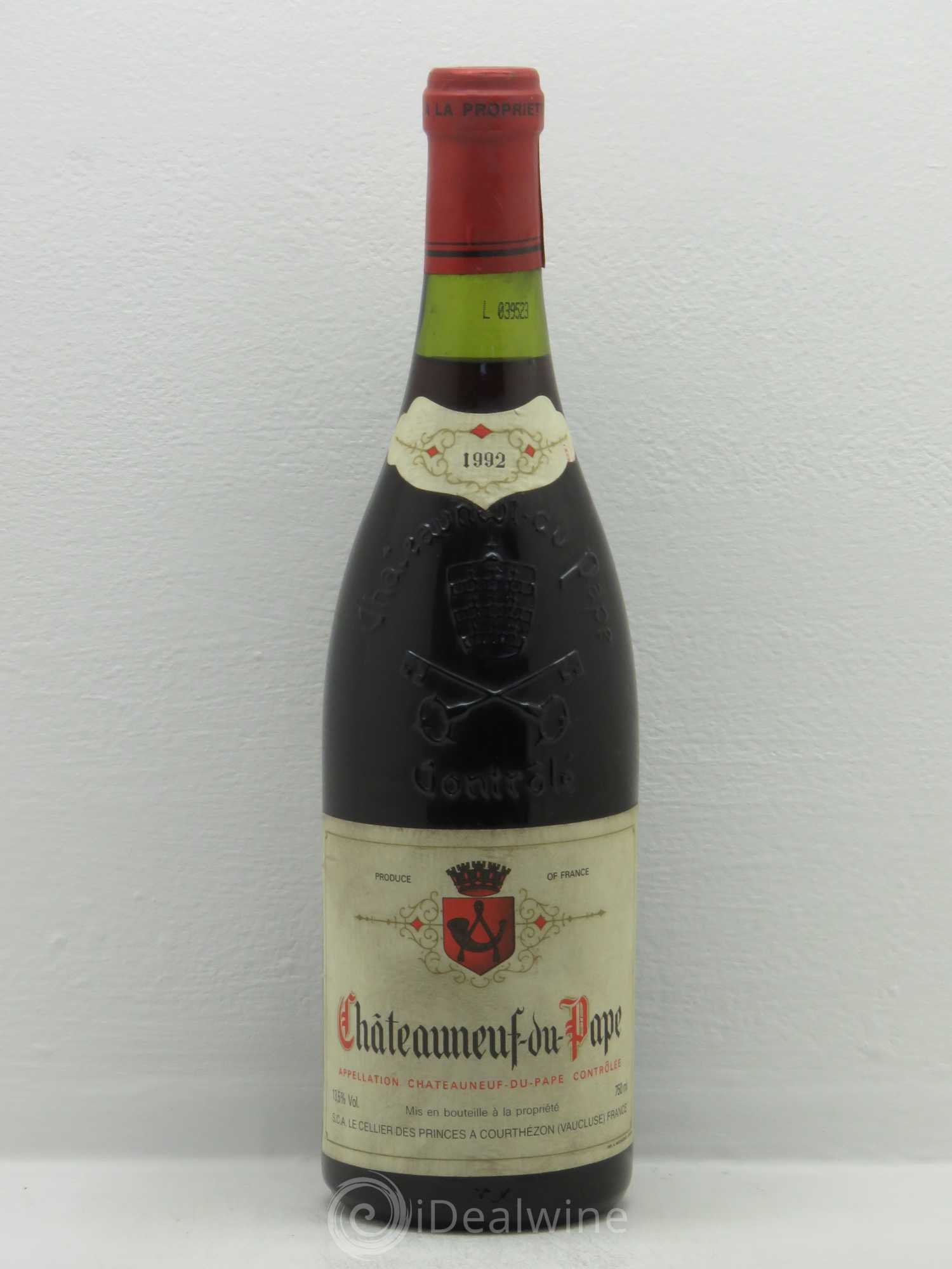 Châteauneuf-du-Pape Le Cellier Des Princes (sans prix de réserve) 1992 - Posten von 1 Flasche - 0