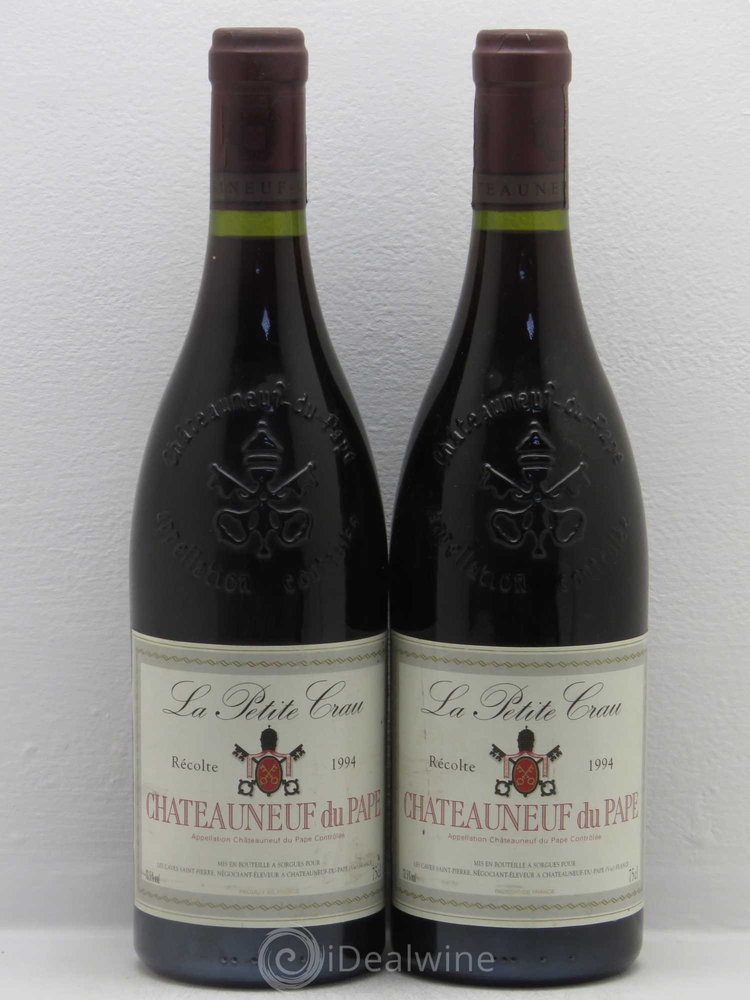 Châteauneuf-du-Pape La Petite Crau 1994 - Posten von 2 Flaschen - 0