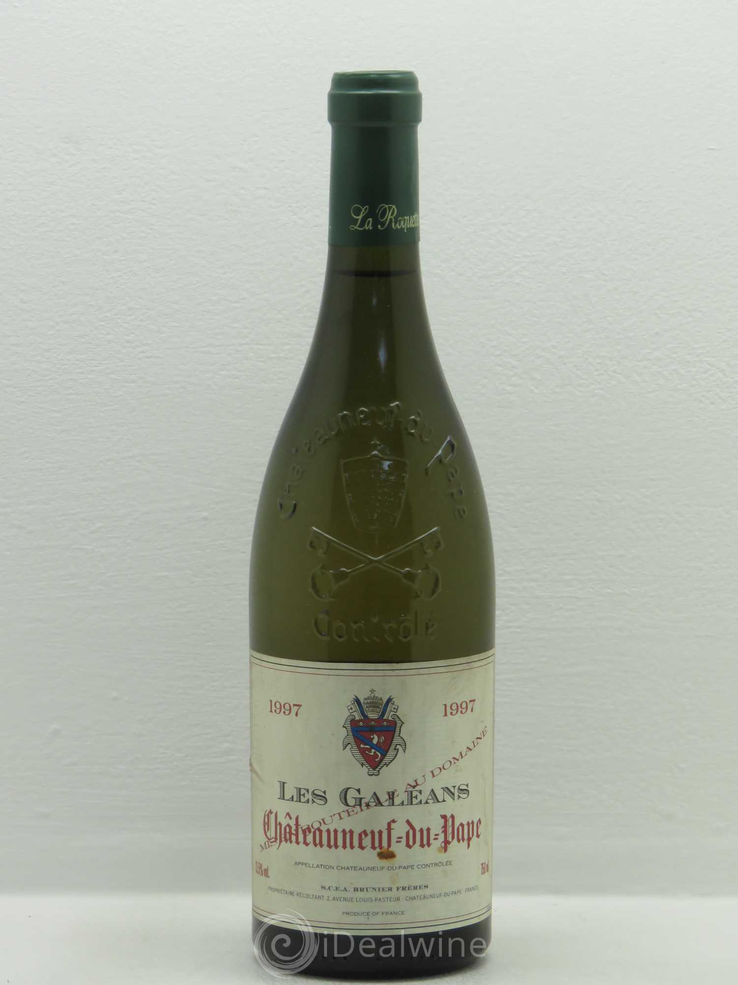 Châteauneuf-du-Pape Les Galeans Brunier Freres 1997 - Posten von 1 Flasche - 0