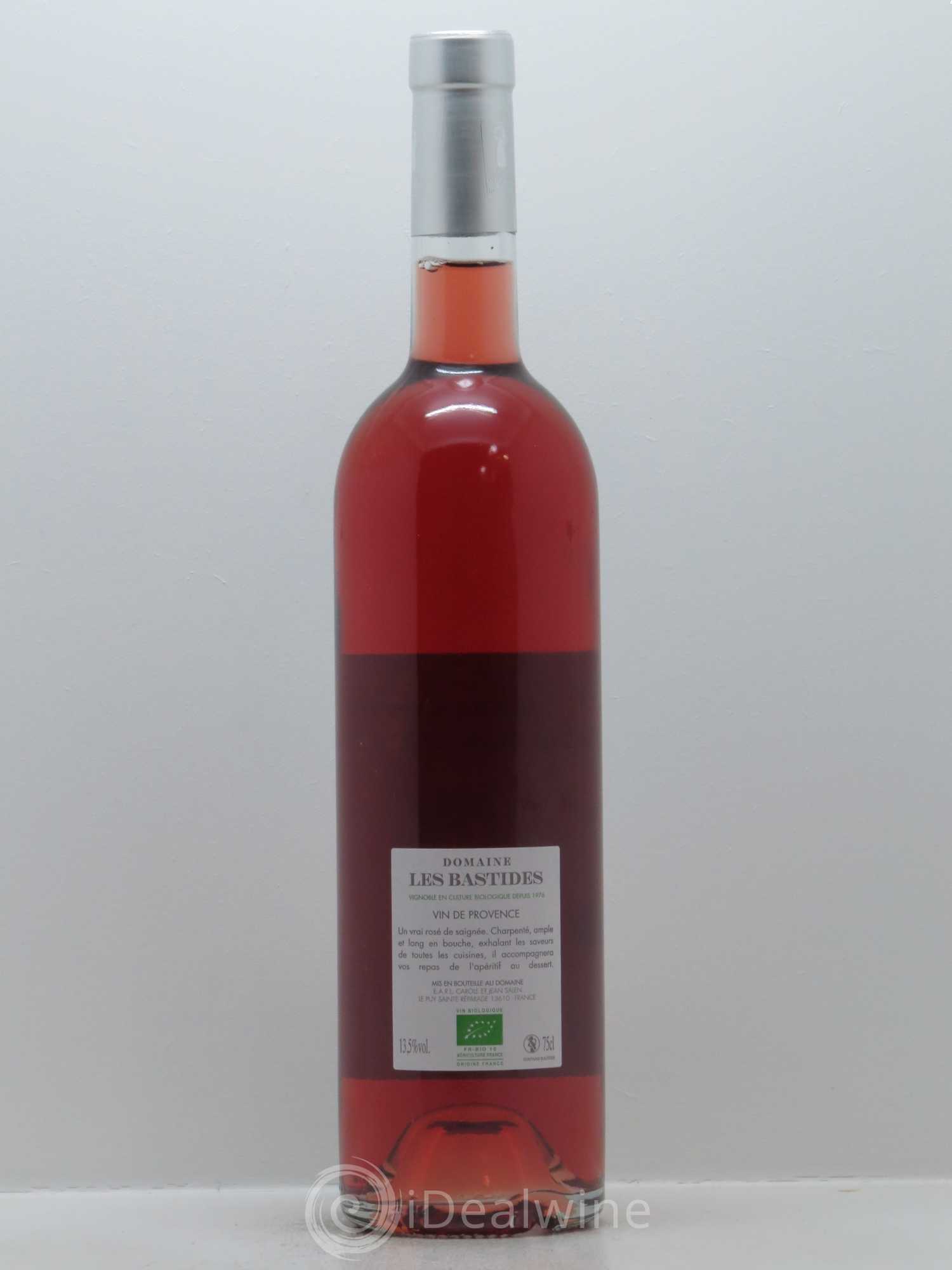Coteaux d'Aix-en-Provence Les Bastides (Domaine) Rosé de Saignée Famille Salen 2015 - Lotto di 1 bottiglia - 1