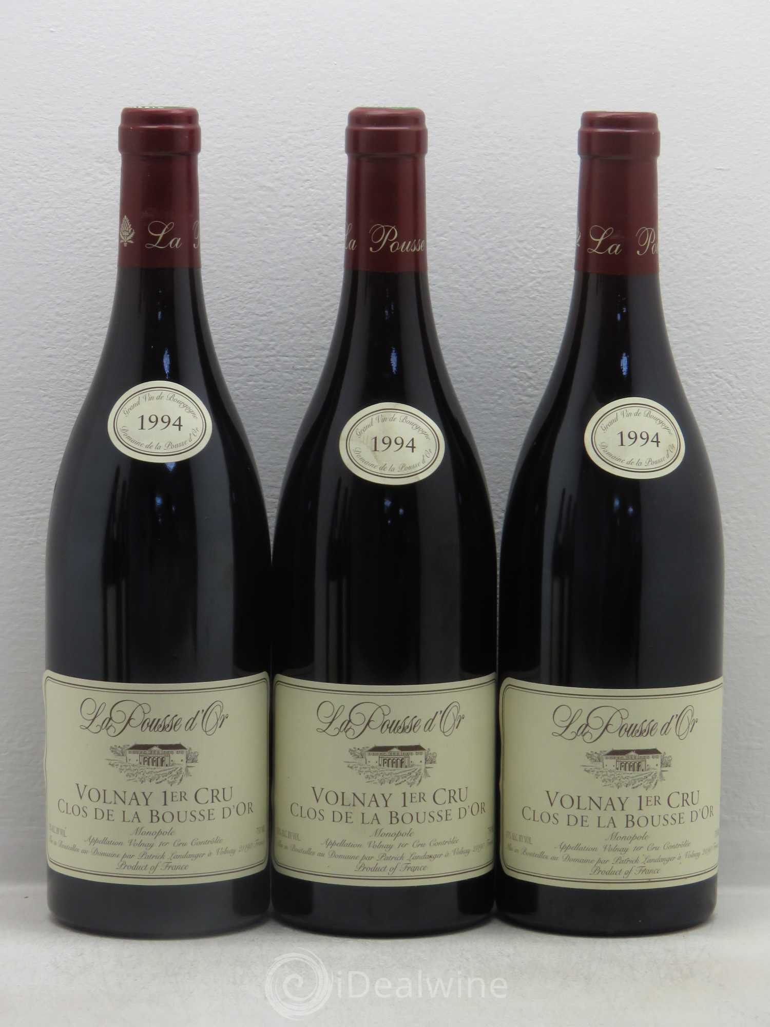 Volnay 1er Cru Clos de la Bousse d'Or La Pousse d'Or (Domaine de) 1994 - Lot de 6 bouteilles - 1