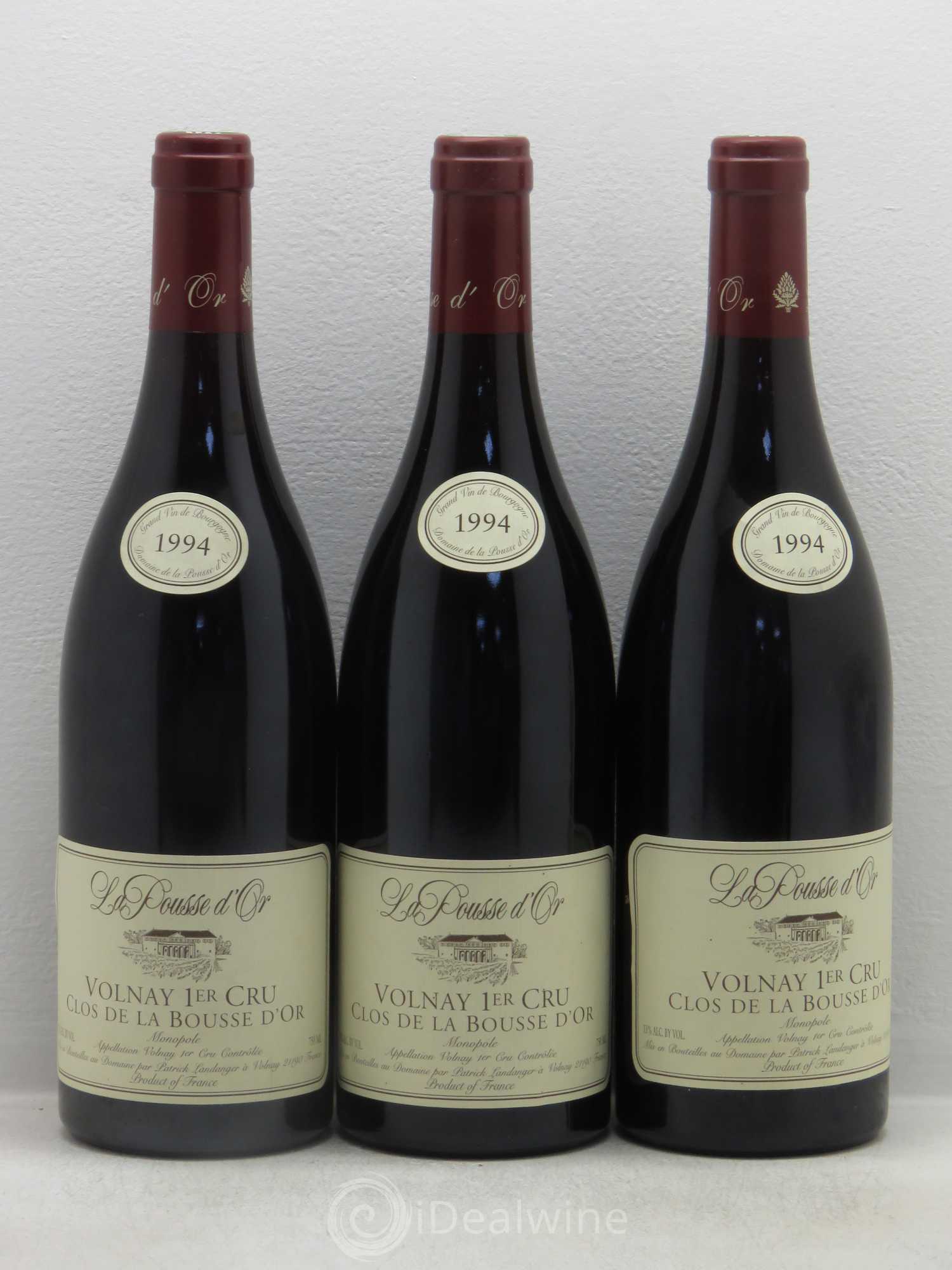 Volnay 1er Cru Clos de la Bousse d'Or La Pousse d'Or (Domaine de) 1994 - Lot de 6 bouteilles - 2