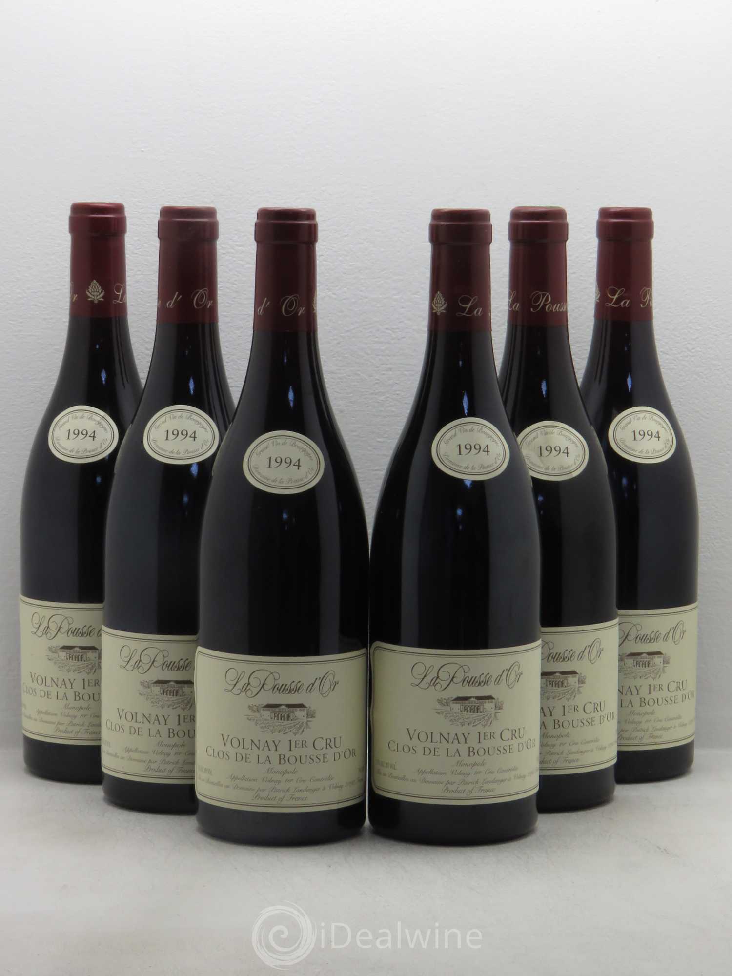 Volnay 1er Cru Clos de la Bousse d'Or La Pousse d'Or (Domaine de) 1994 - Lot de 6 bouteilles - 0