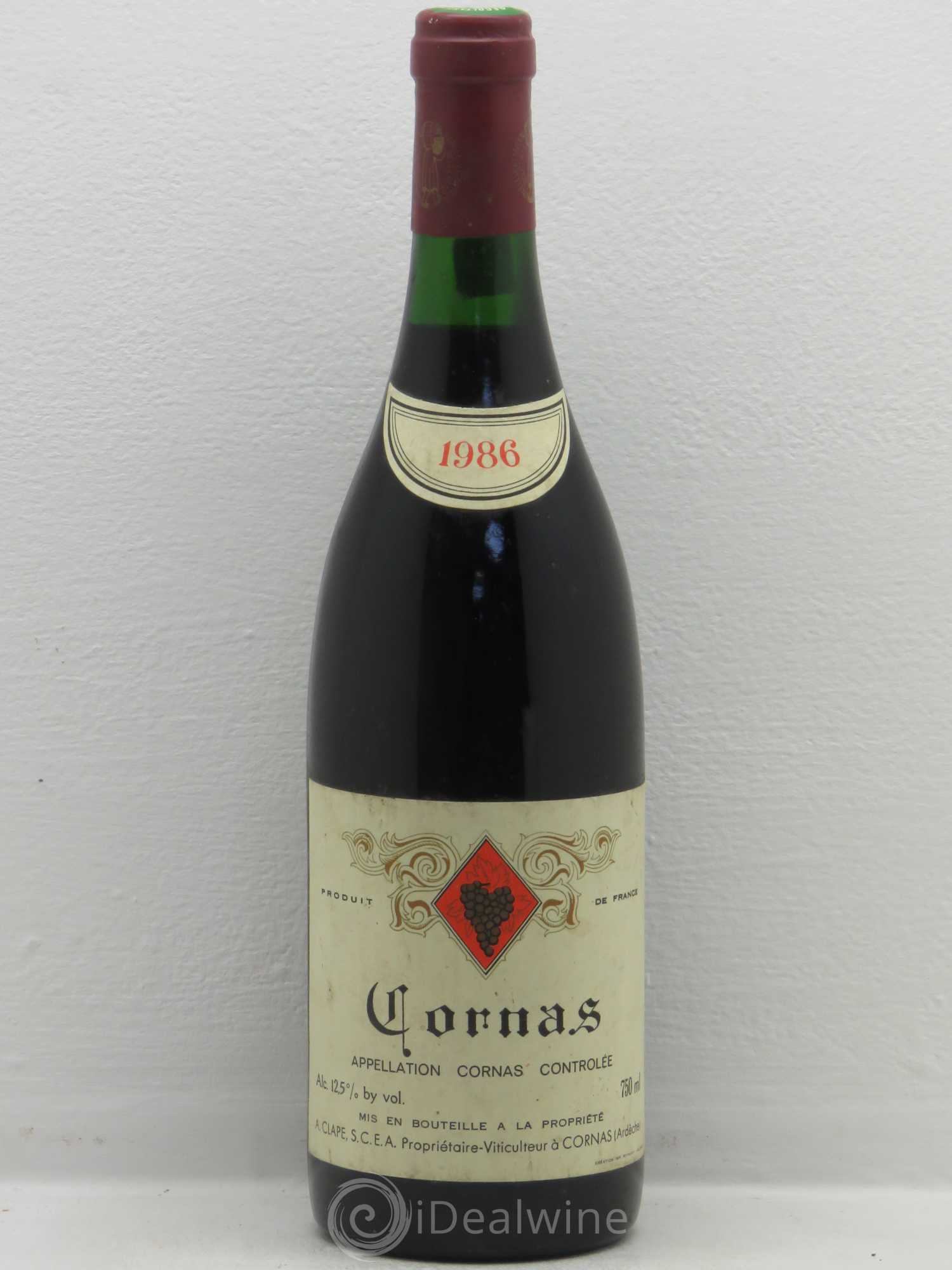 Cornas Auguste Clape 1986 - Lot de 1 bouteille - 0