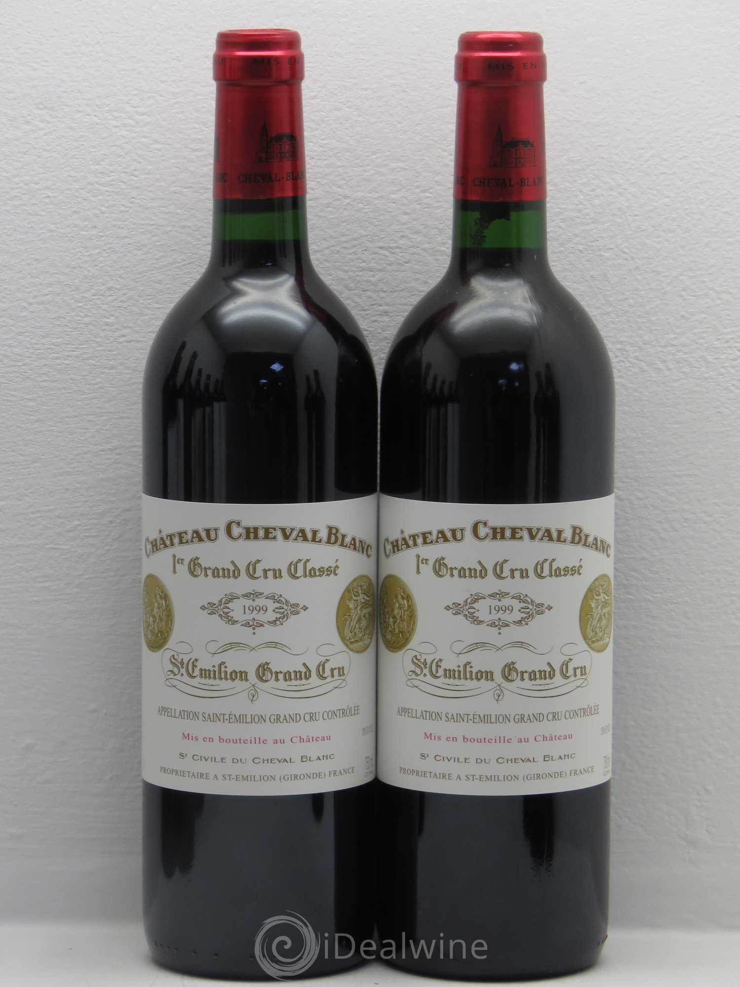Caisse Prestige 12 btes 2 Margaux, 2 Mouton R. 2 Latour, 2 Lafite R. 2 Petrus, 2 Cheval Blanc 1999 - Posten von 1 Flasche - 4