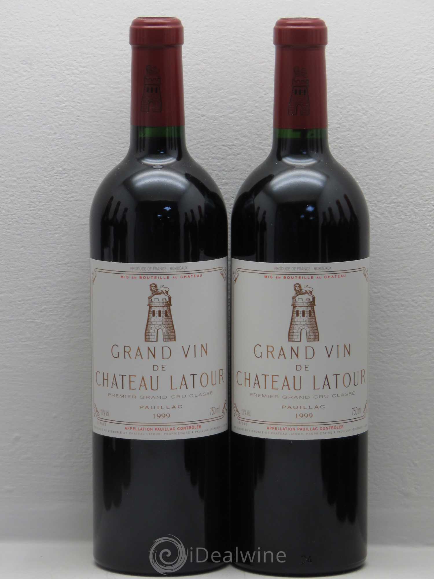 Caisse Prestige 12 btes 2 Margaux, 2 Mouton R. 2 Latour, 2 Lafite R. 2 Petrus, 2 Cheval Blanc 1999 - Posten von 1 Flasche - 7