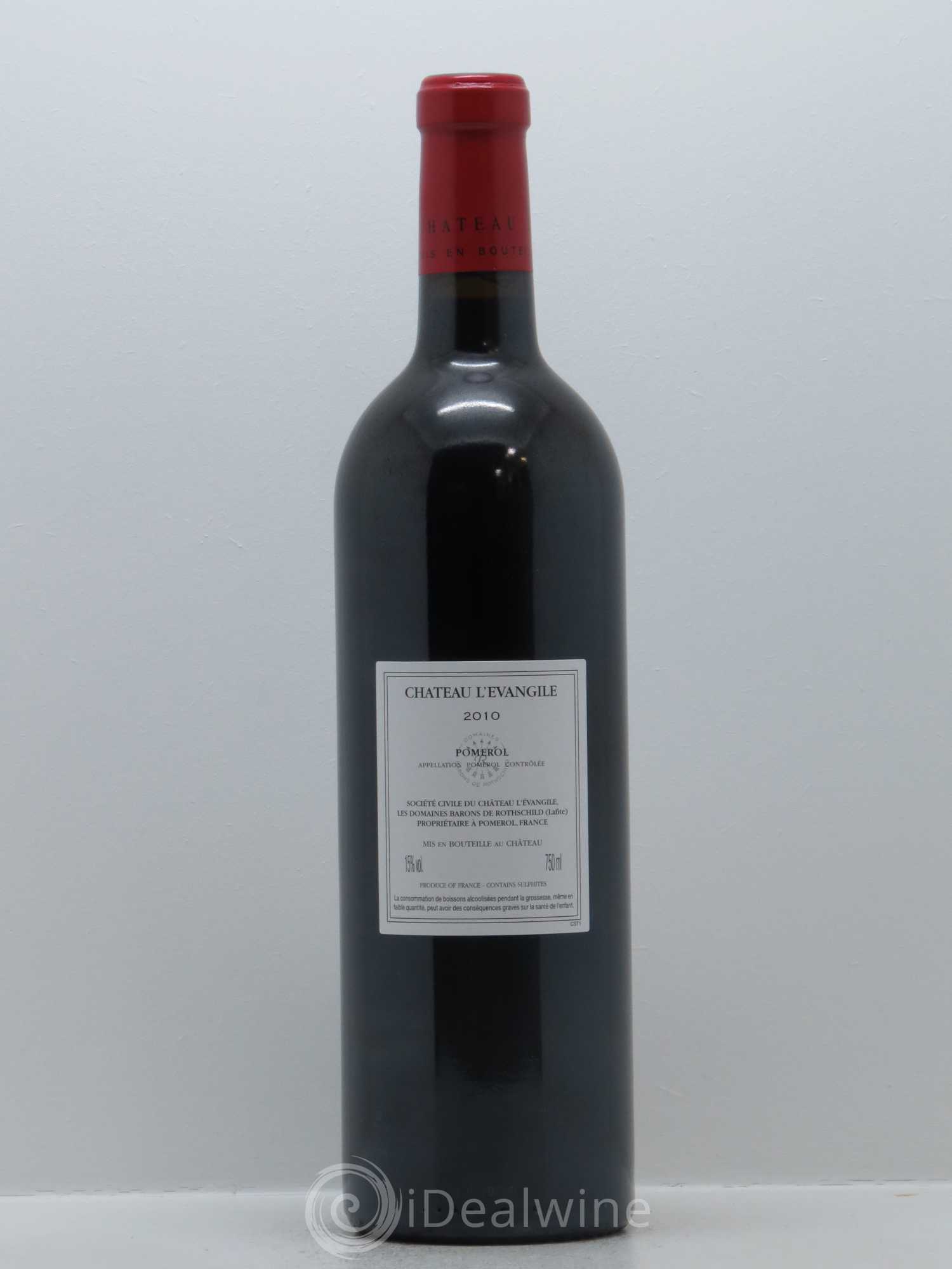 Château l' Évangile 2010 - Lot de 1 bouteille - 1